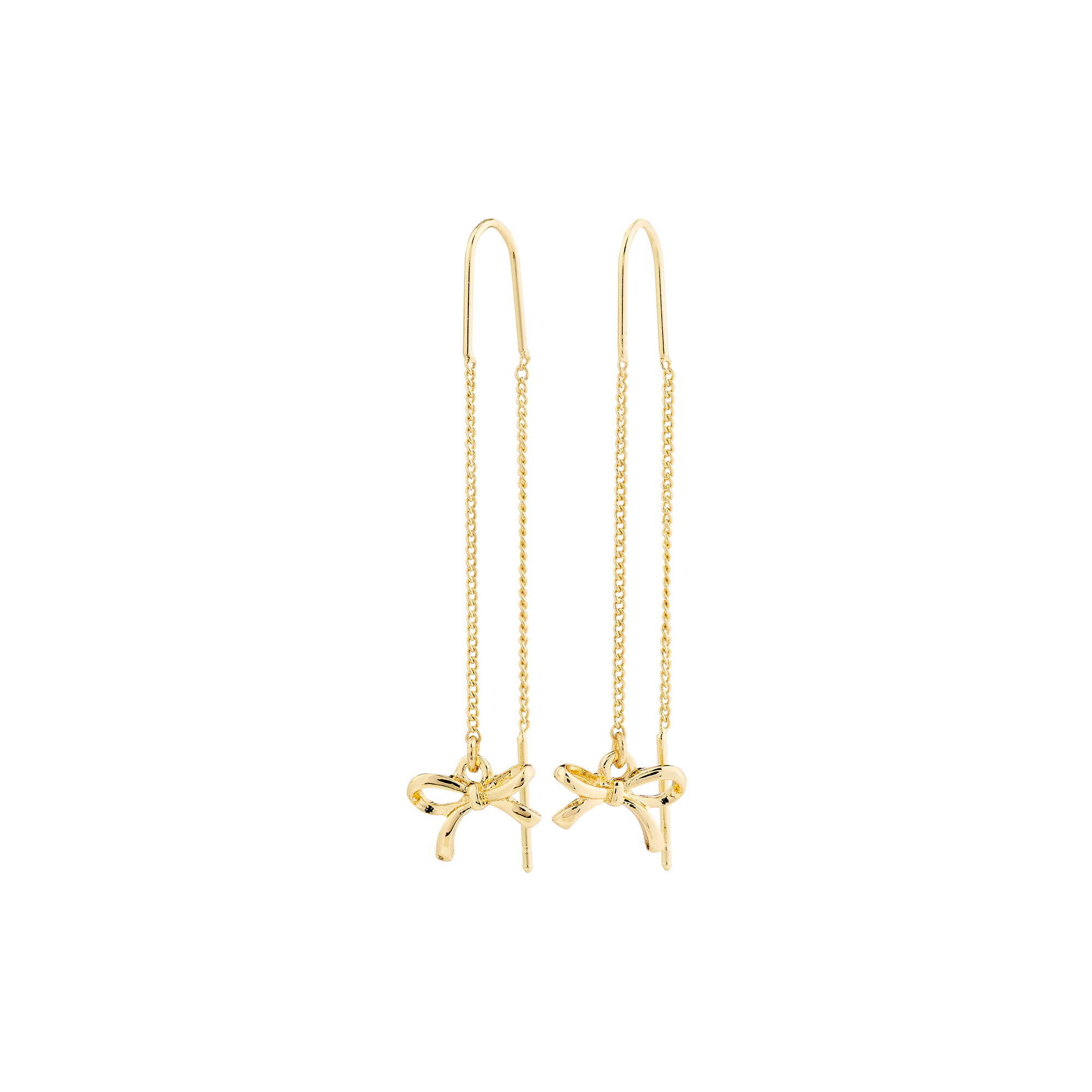 Pilgrim - LYSANDRA Chain Øreringe, gold plated