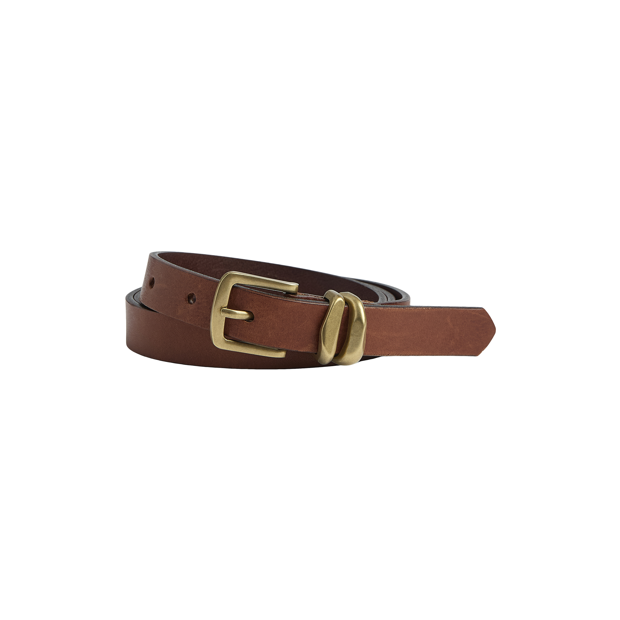 Markberg - KinsleyMBG Belt, cognac w/br. gold - 105