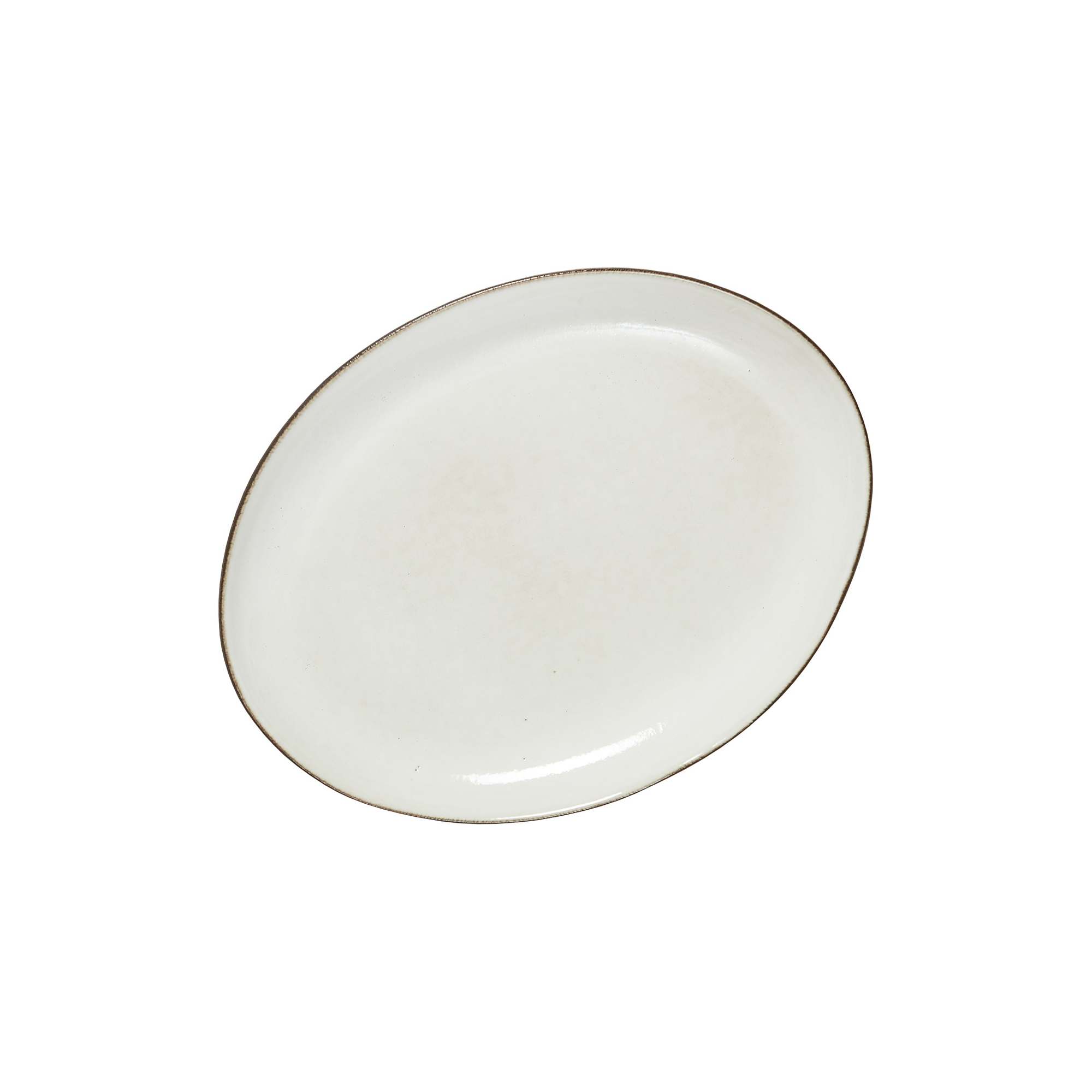 Lene Bjerre - Amera middagstallerken oval, beige