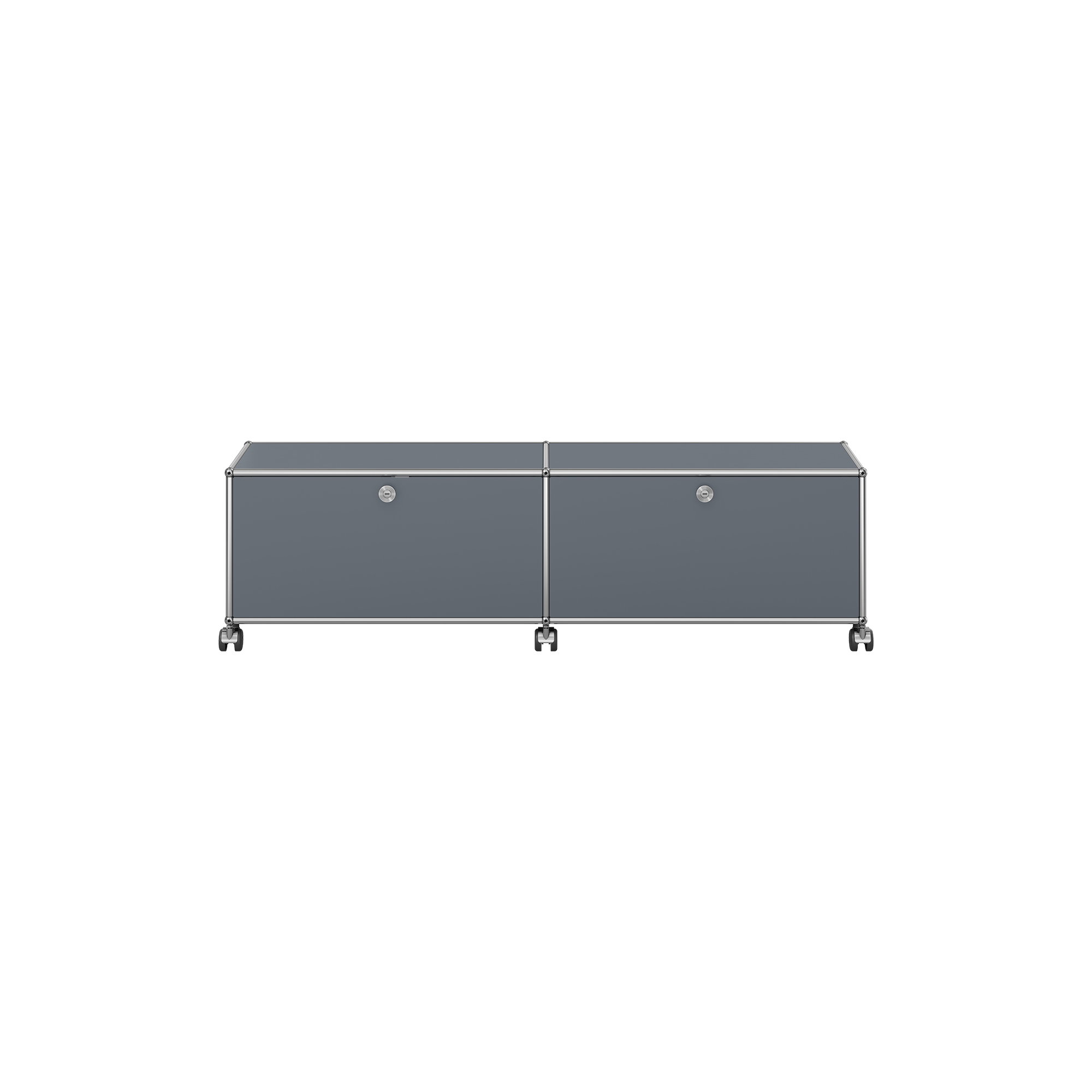 USM Haller - USM Haller | Model M61 | USM Mid-Grey | TV-møbel