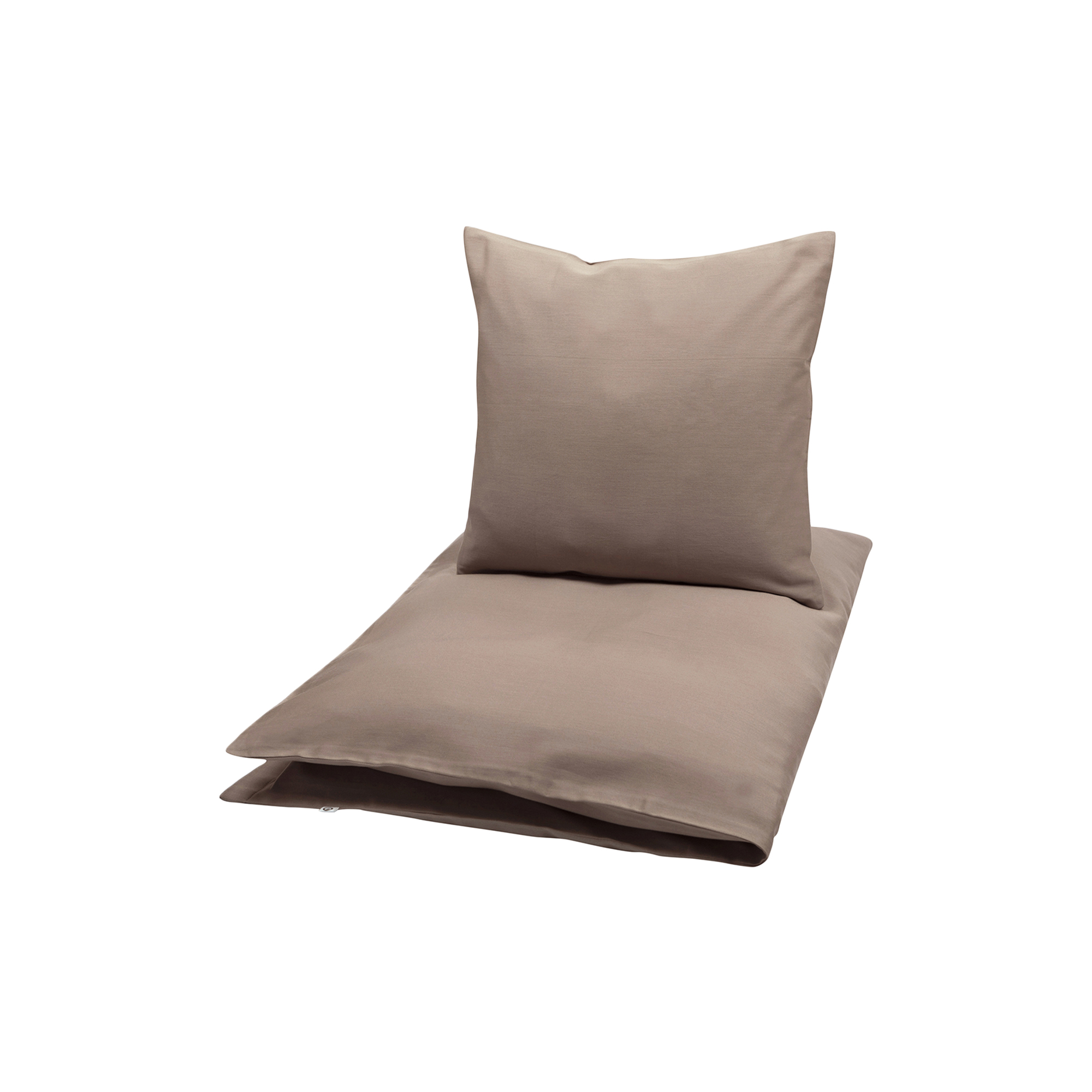 Müsli by Green Cotton - SOLID junior sengetøj, walnut - 100x140-40x45 cm