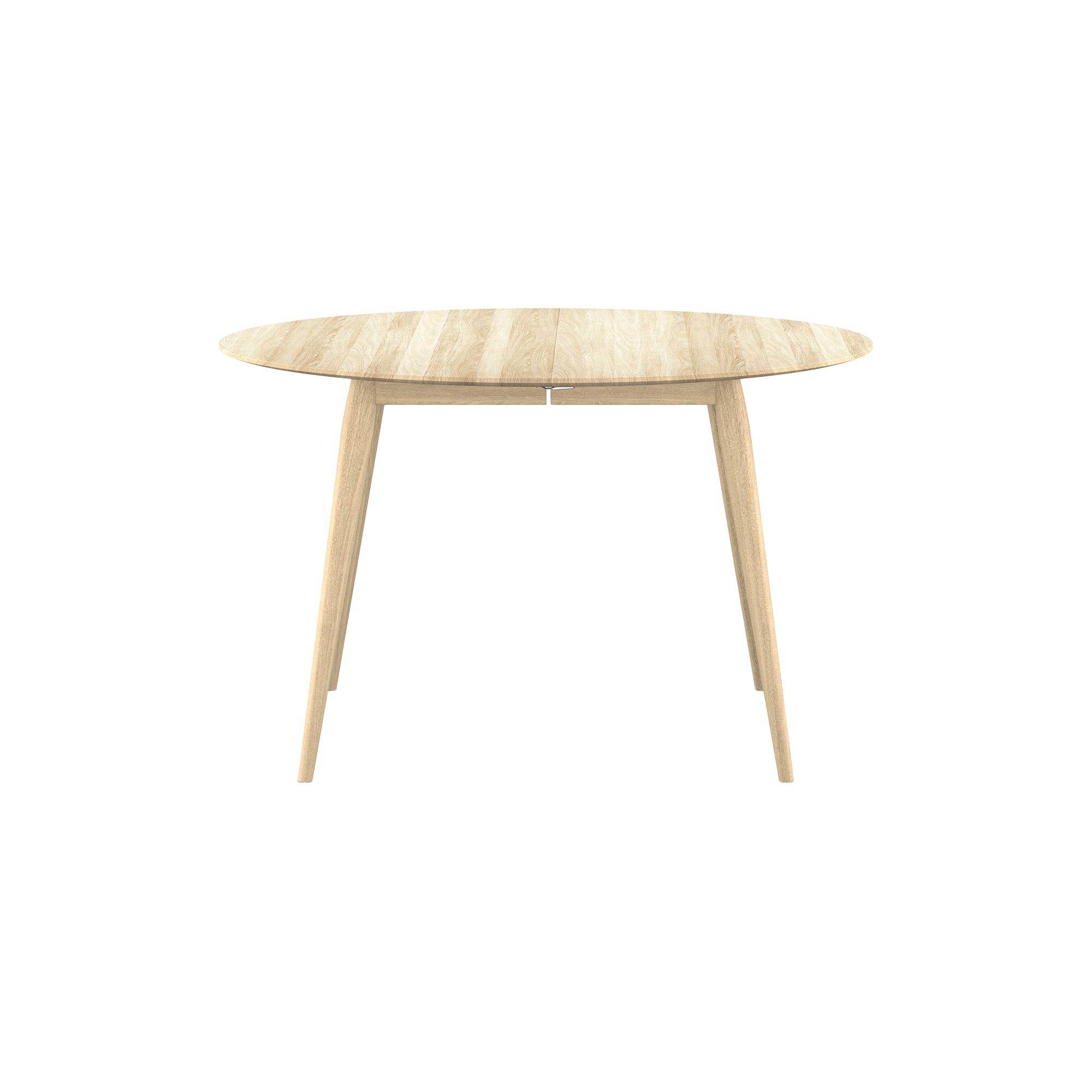 Bruunmunch Furniture - PLAYdinner Round Ø120 spisebord med udtræk, sæbebehandlet eg