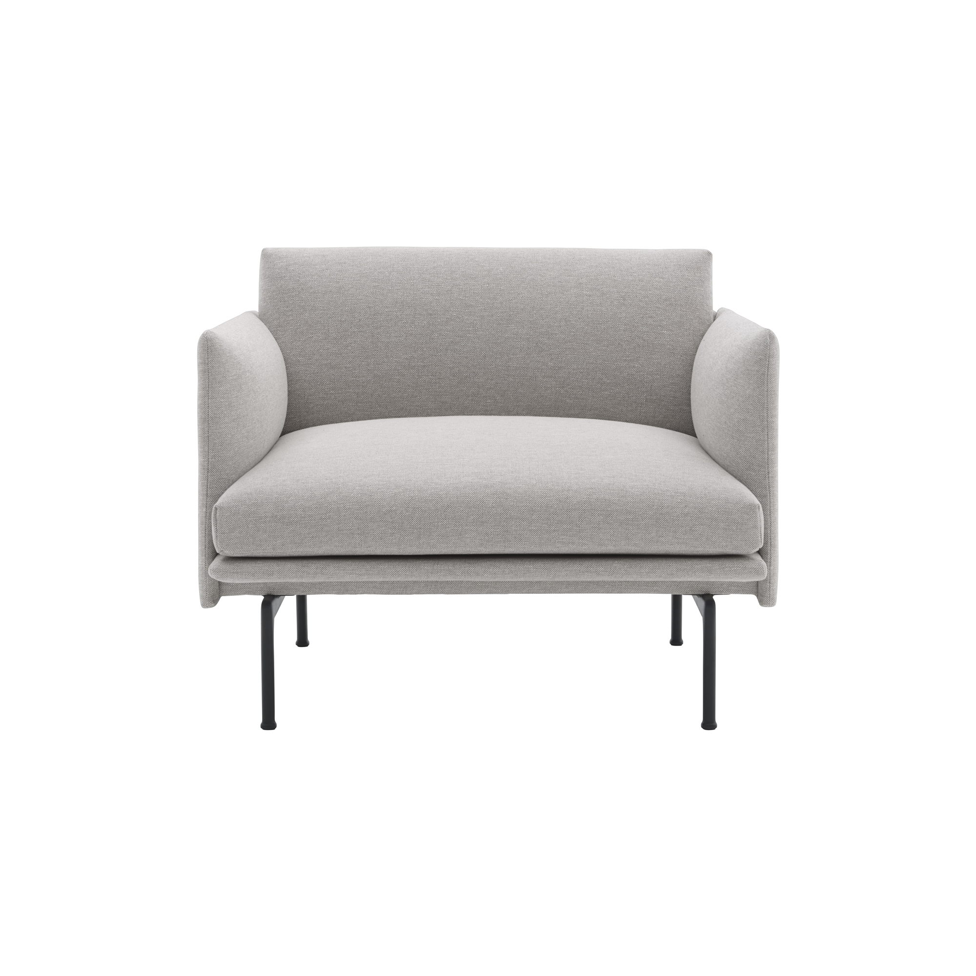 Muuto - Outline Chair, clay/black