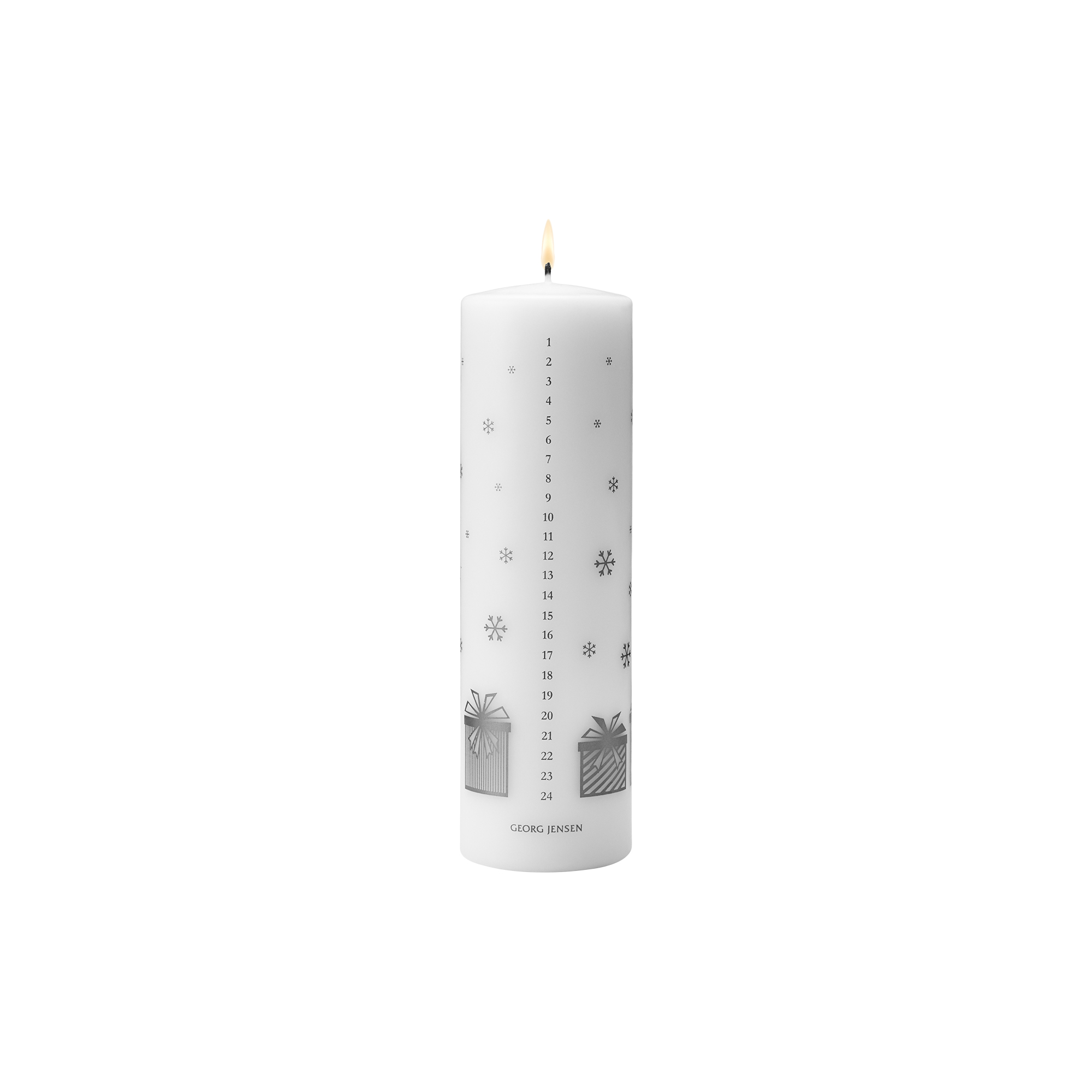 Georg Jensen - 2025 Kalenderlys, sølv, Christmas Collectibles