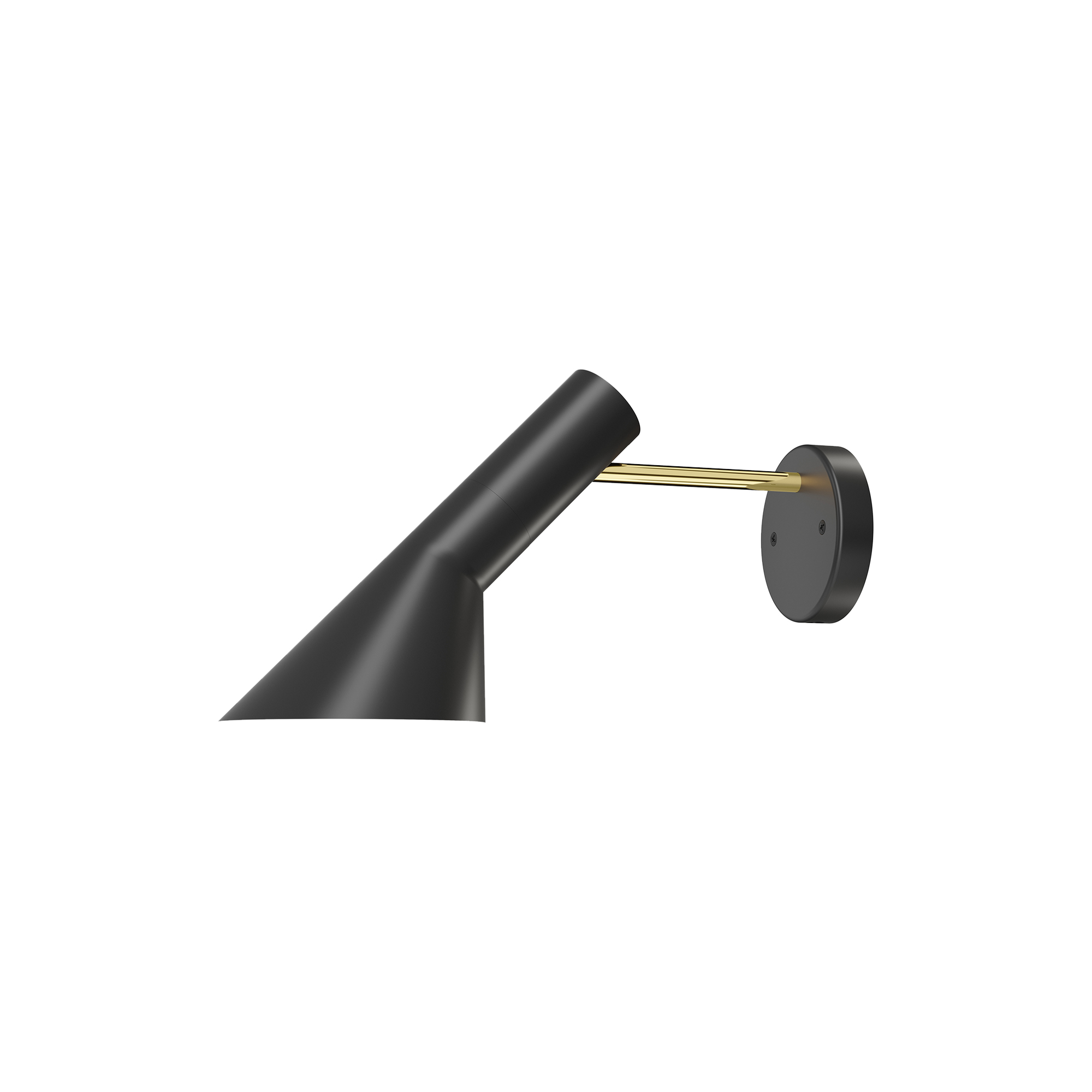 Louis Poulsen - AJ væglampe, brass/black