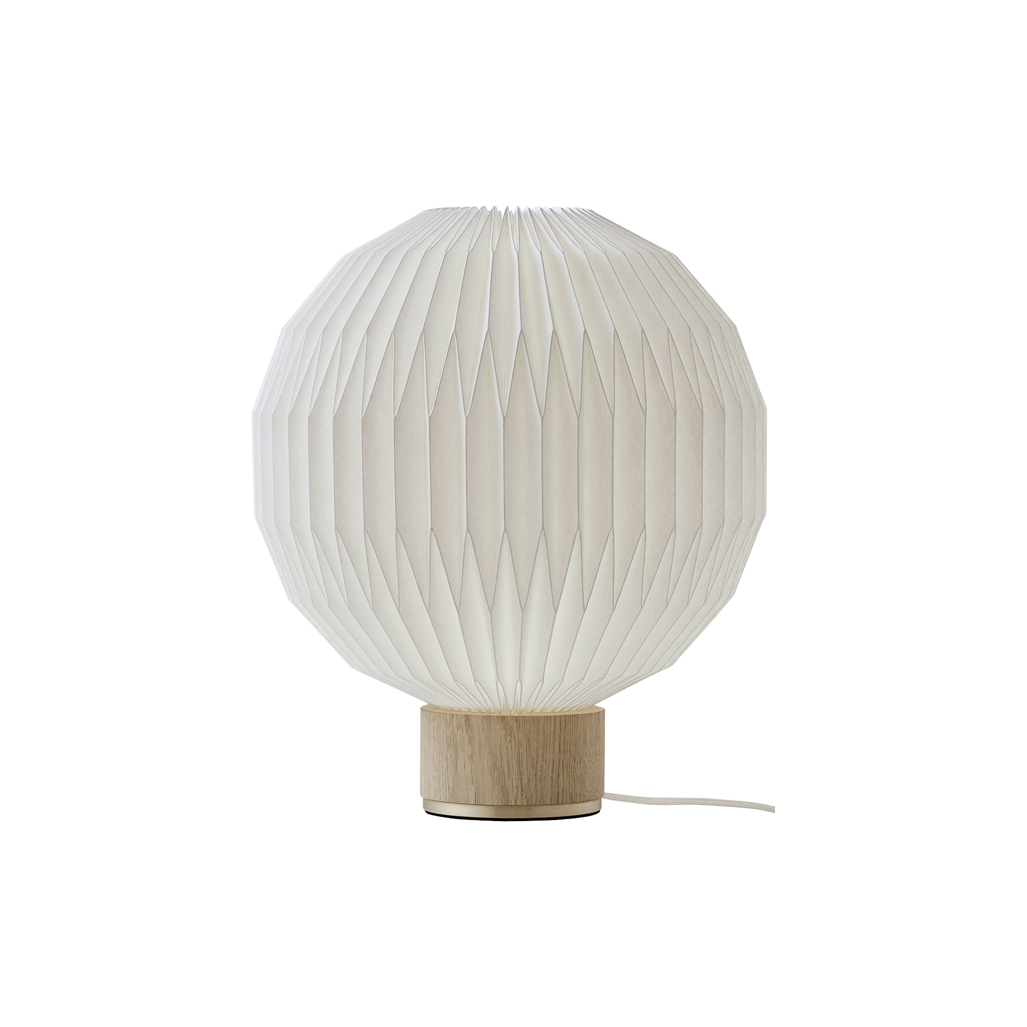 LE KLINT - Le Klint 375 bordlampe med standardskærm, lys eg - H: 38 x Ø 33 cm.