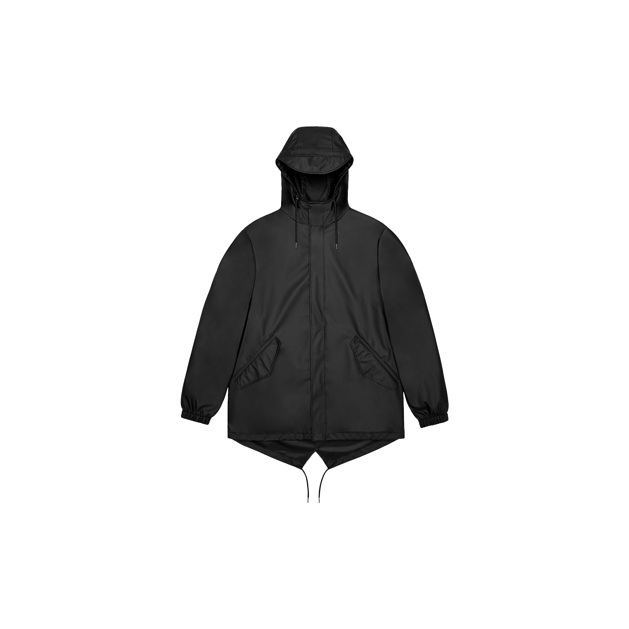 Rains - Fishtail Jacket, black - Str. XL