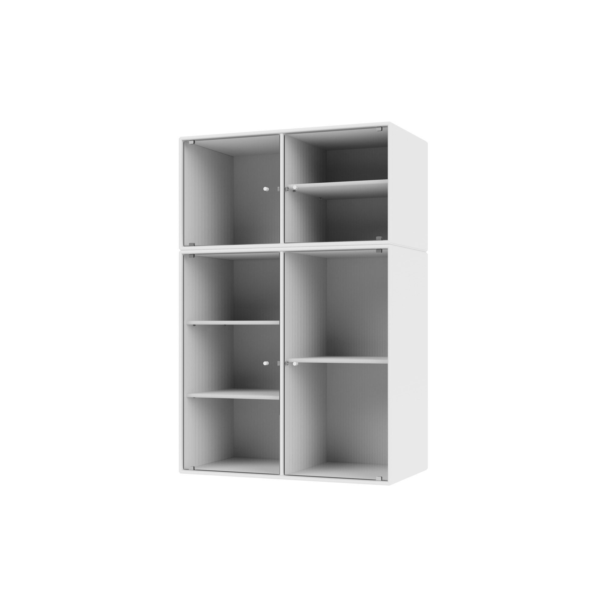 Montana Furniture - RIPPLE III vitrineskab, 38 snow