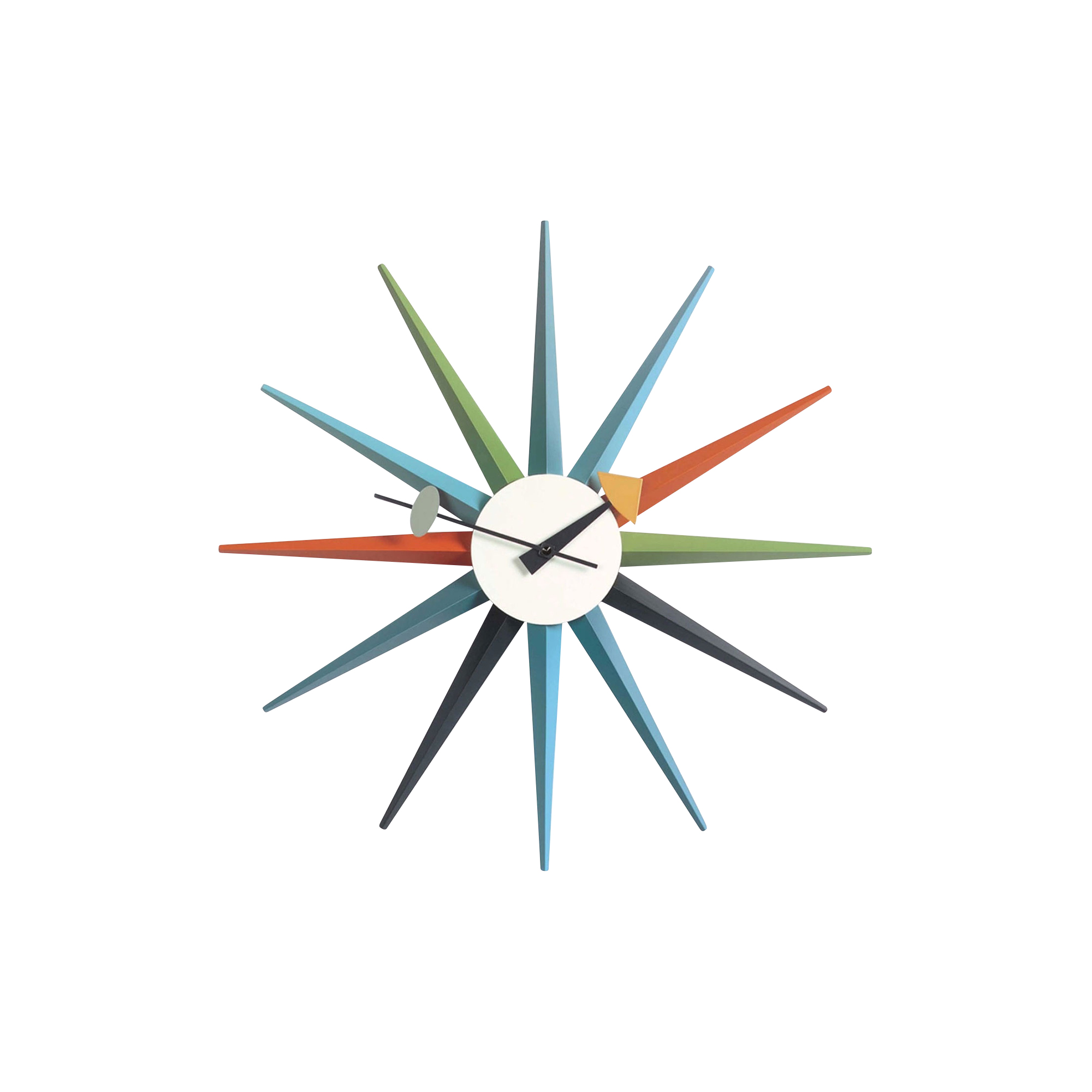 Vitra - Sunburst vægur, multi colour - Ø 47 cm.