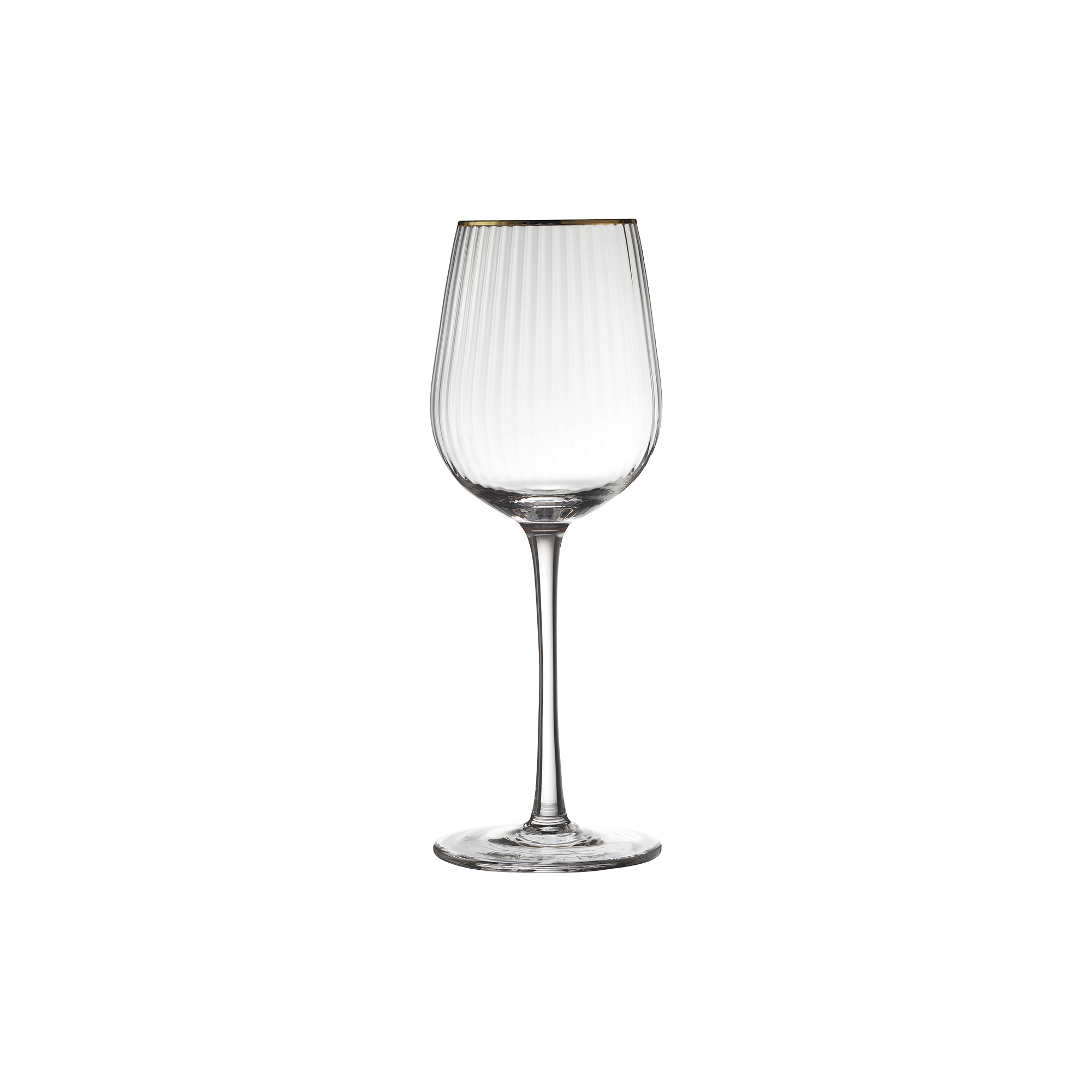 Lyngby Glas - Palermo Gold hvidvinsglas 4 stk.