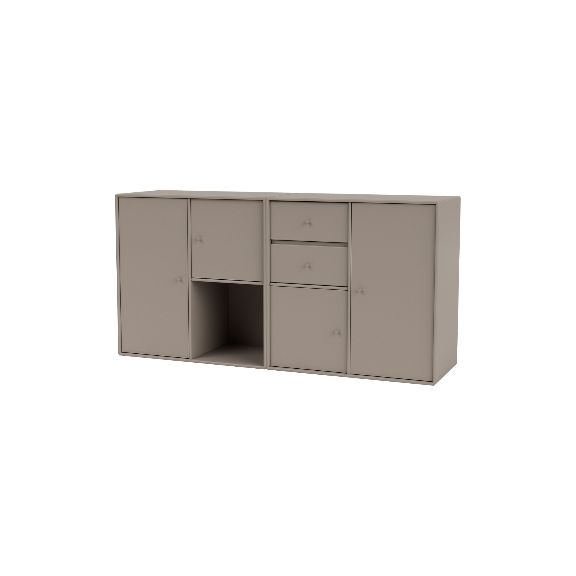 Montana Furniture - COUPLE bred skænk, 141 truffle