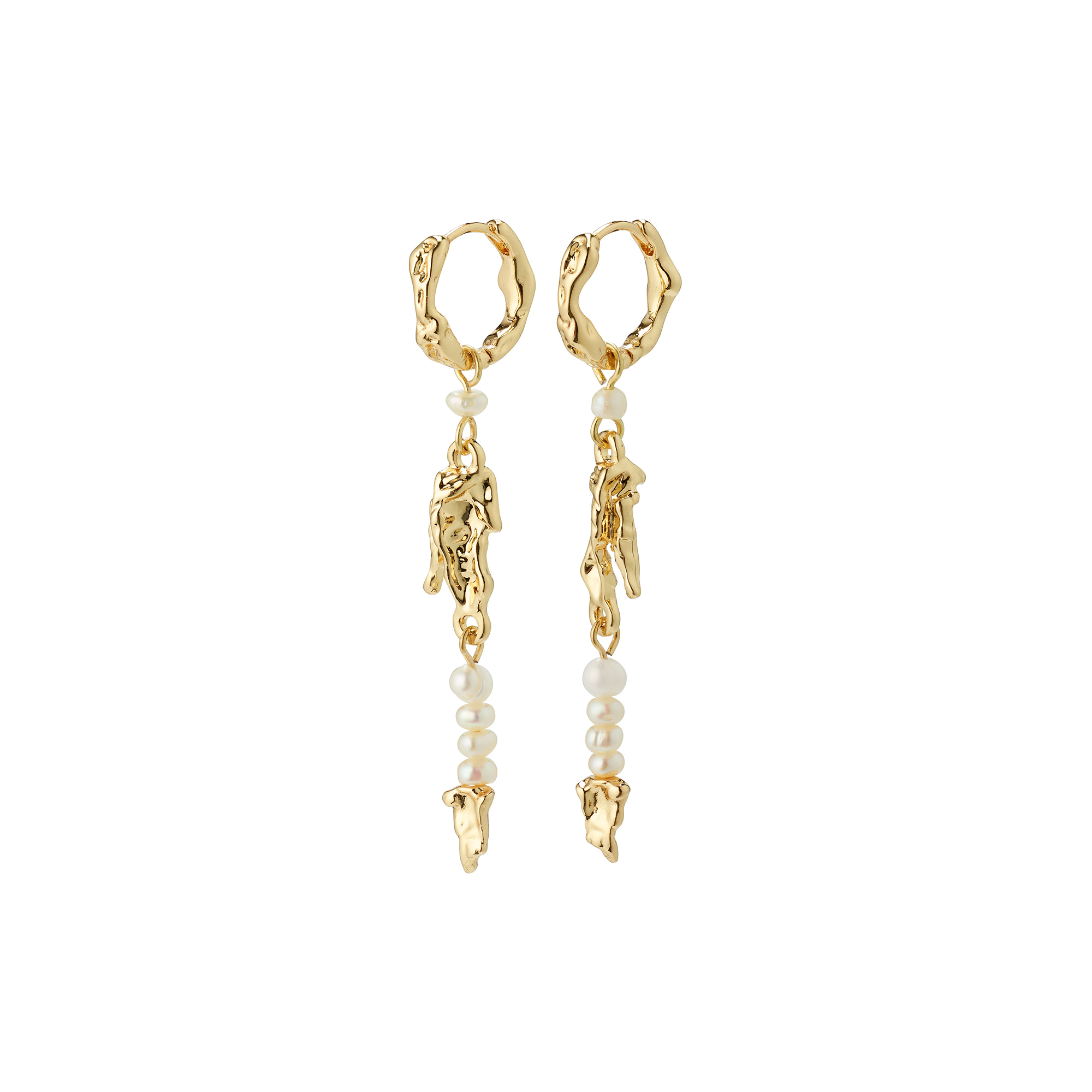 Pilgrim - NIYA Freshwater Pearl Øreringe, gold plated