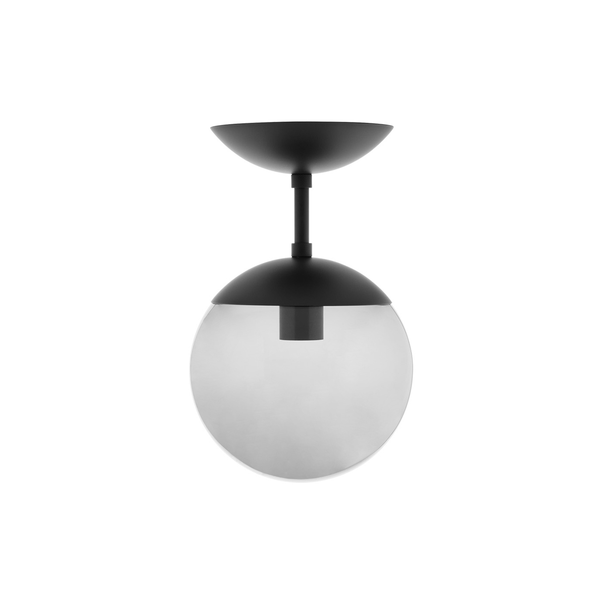 Rubn - Lord 1 Ceiling/Wall Lamp, black/smoke
