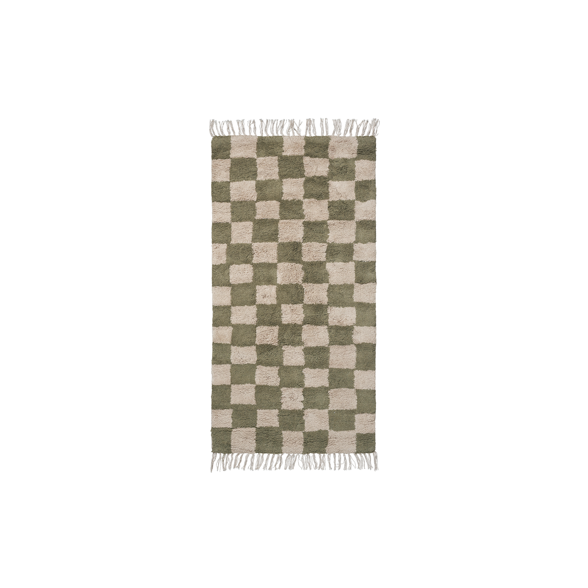 Ferm Living - Mara Washable Rug, elm green/warm sand