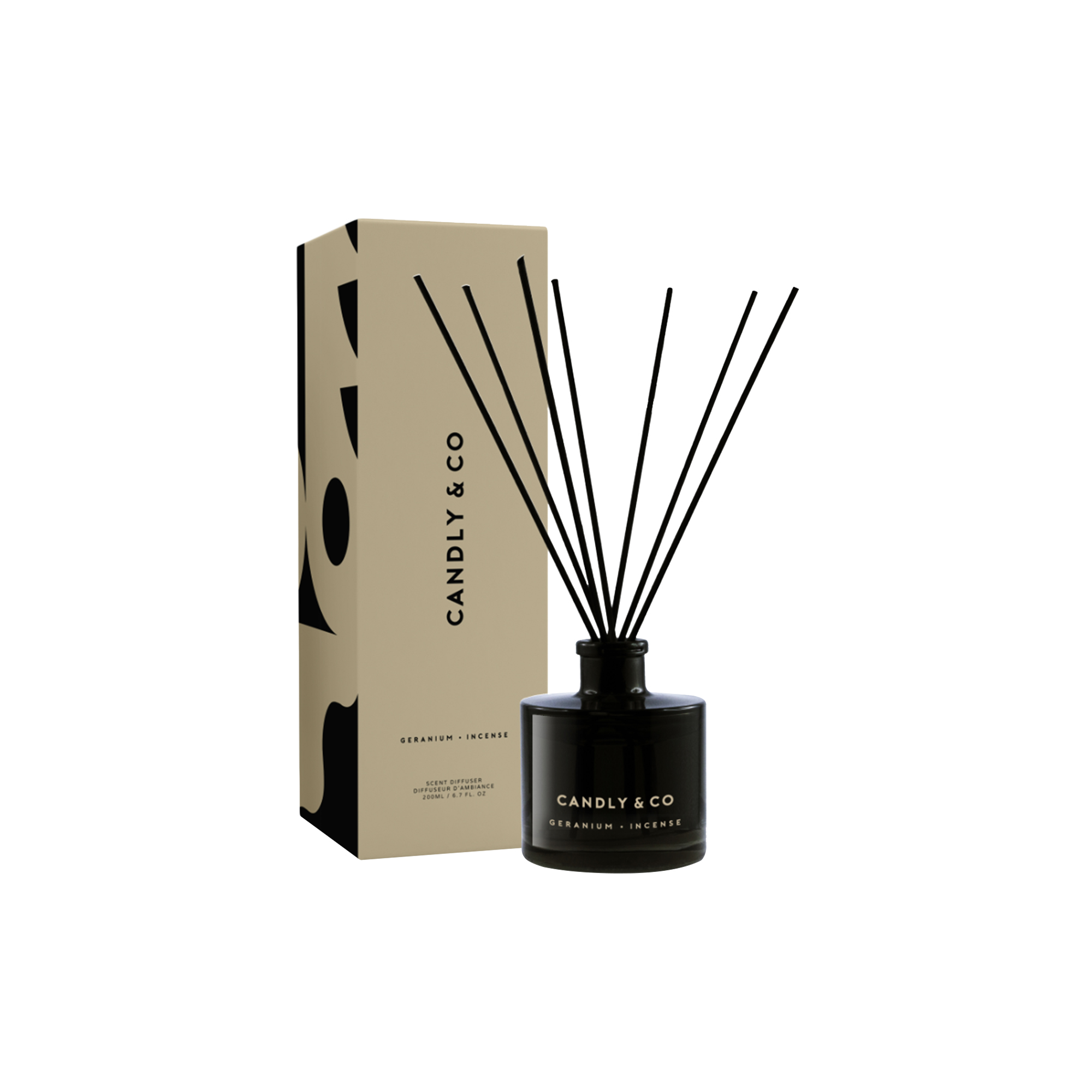Candly & Co - No. 1 Diffuser, Geranium/Incense