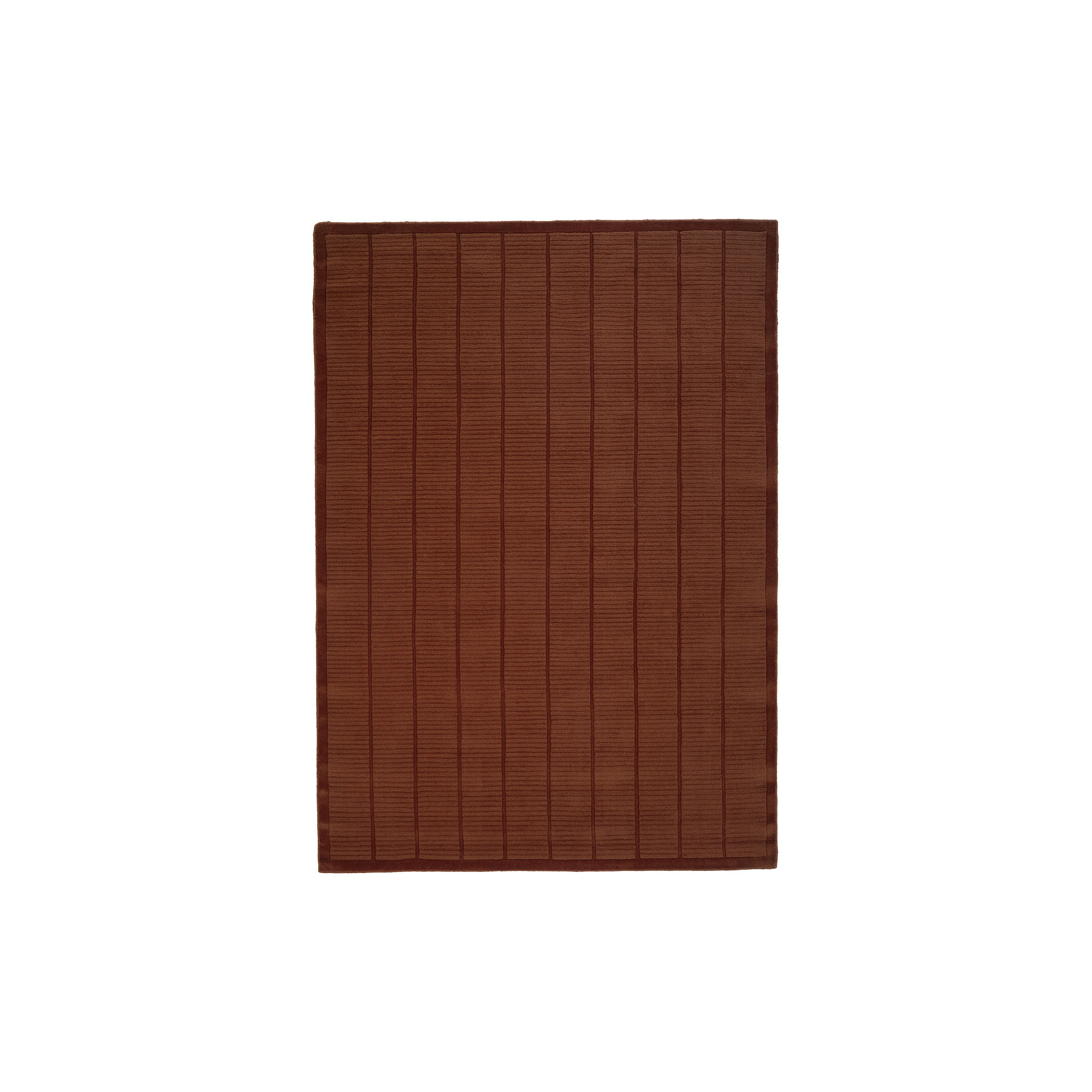Linie Design - Woven Tatami gulvtæppe, rust - 170x240 cm