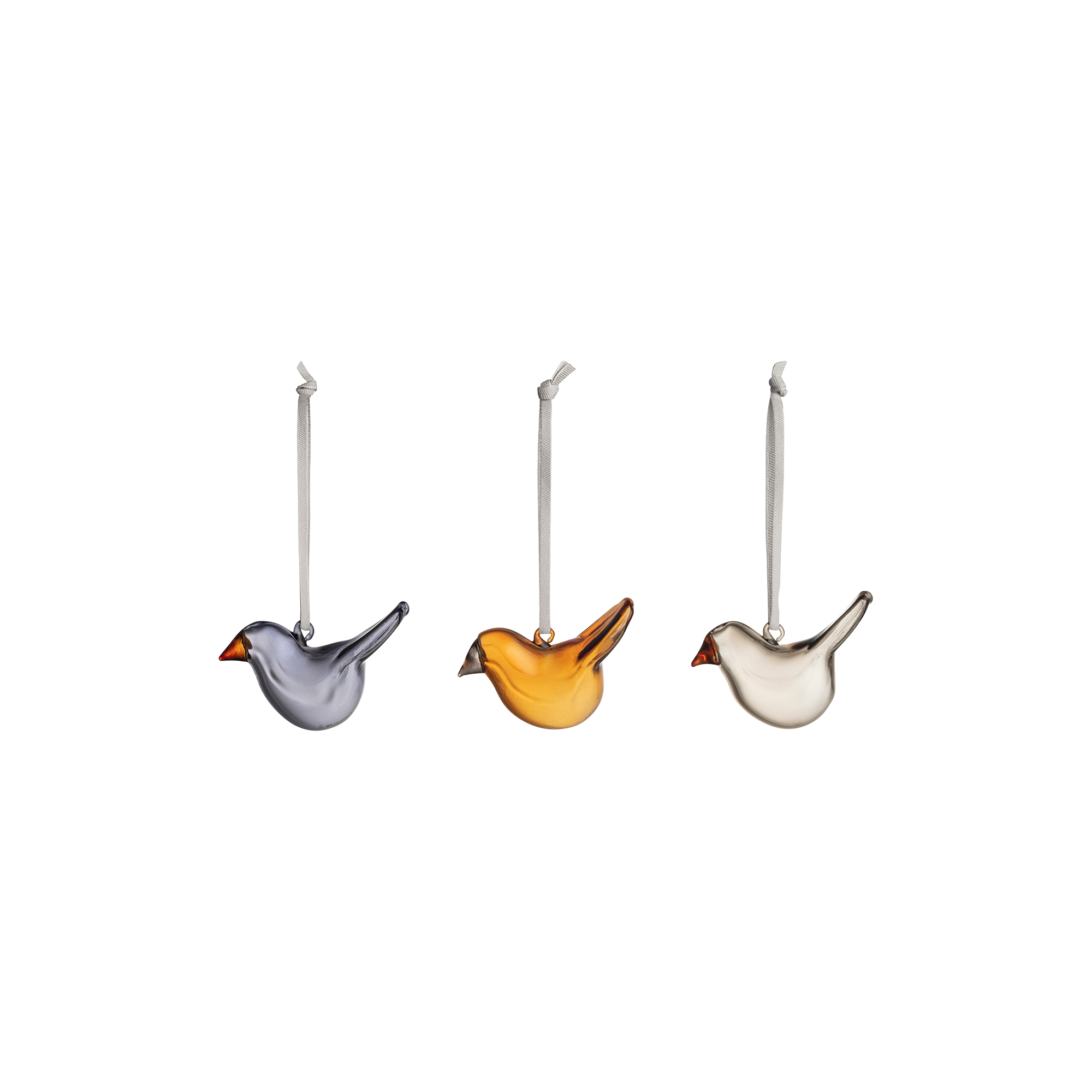 Iittala - Mini glasfugle 3-pak, mix, Iittala Decorations