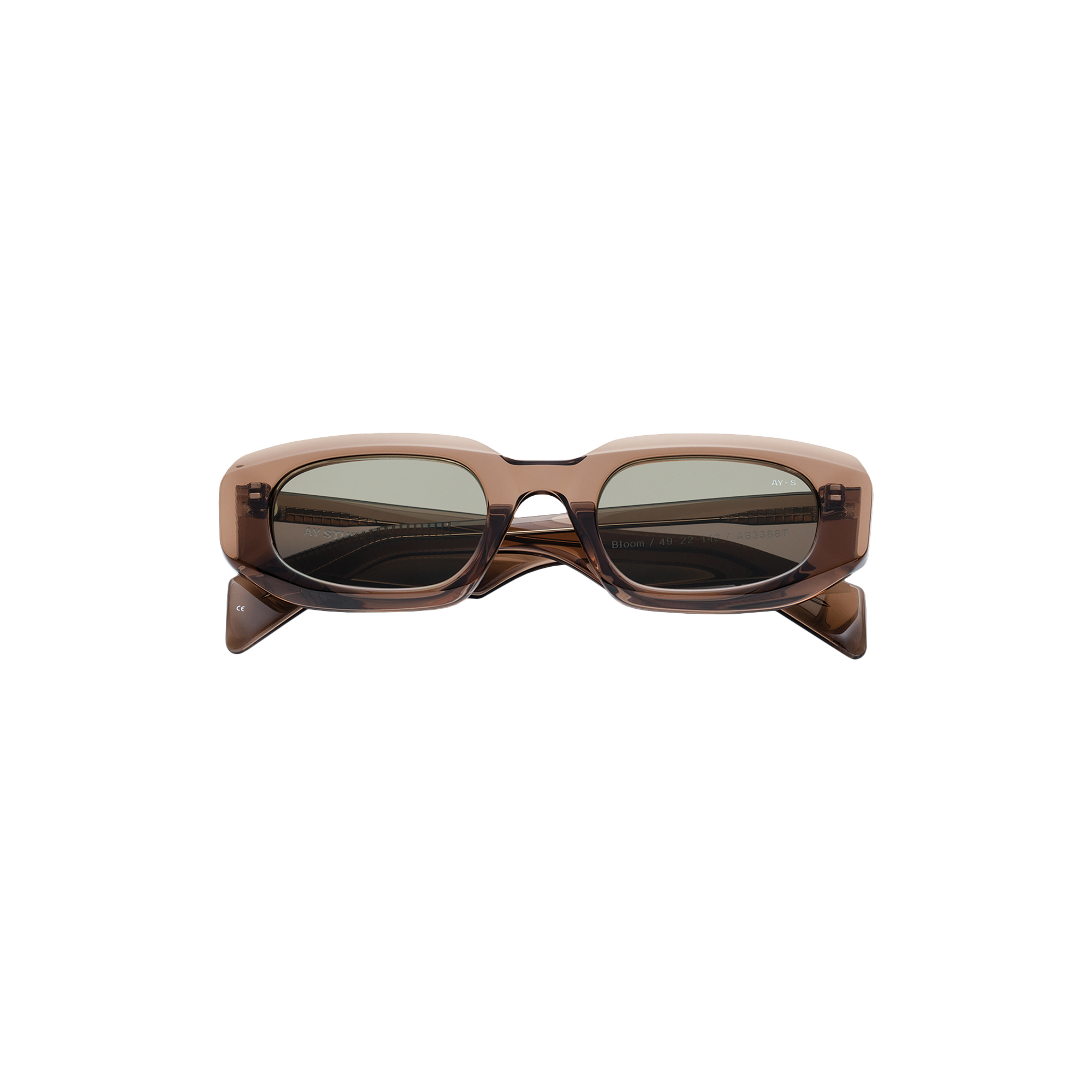 AY Studios - Bloom Sunglasses, transparent coffee brown