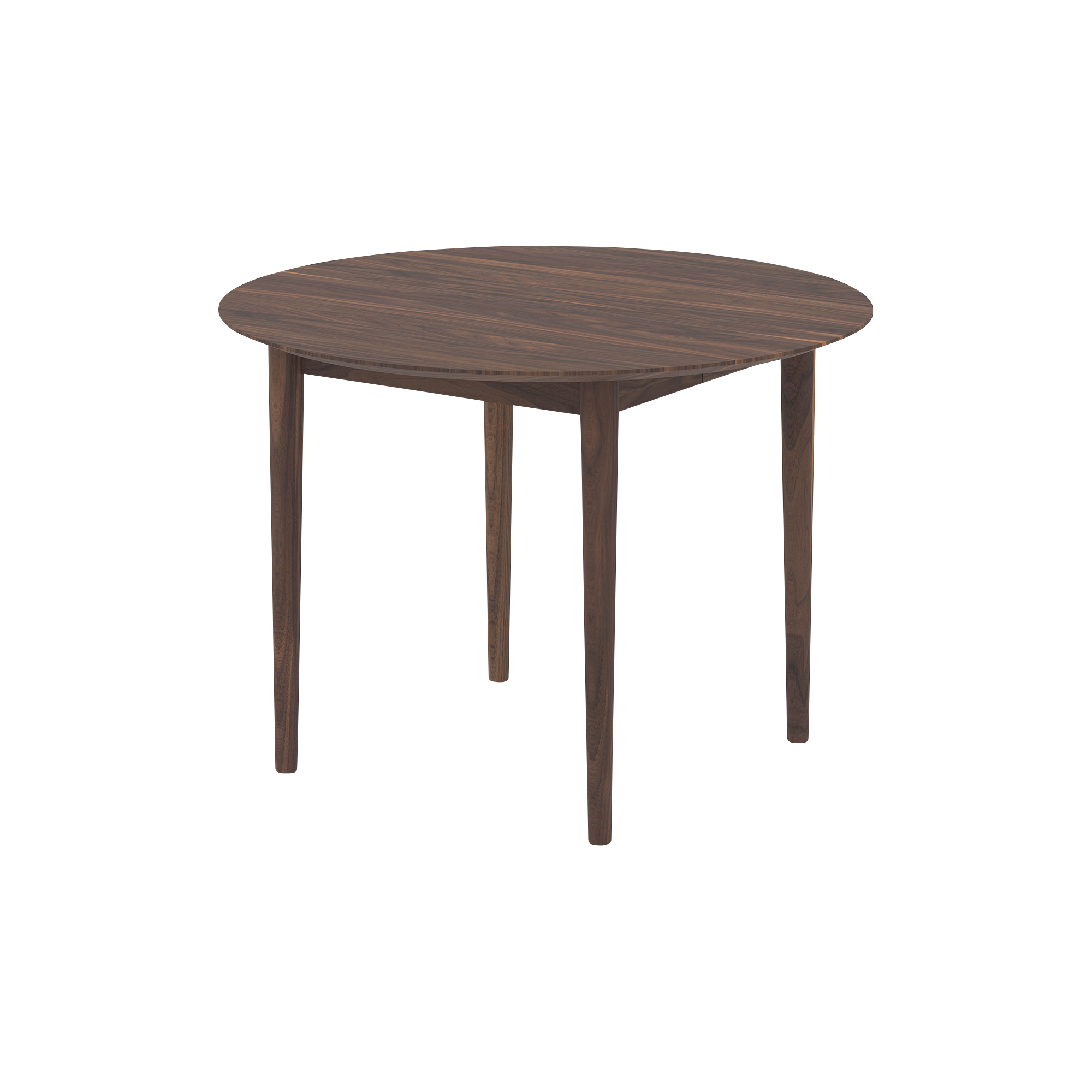 Bernh. Pedersen & Søn - BPS119 Table, oiled walnut, Table No. 119 - Ø105 cm