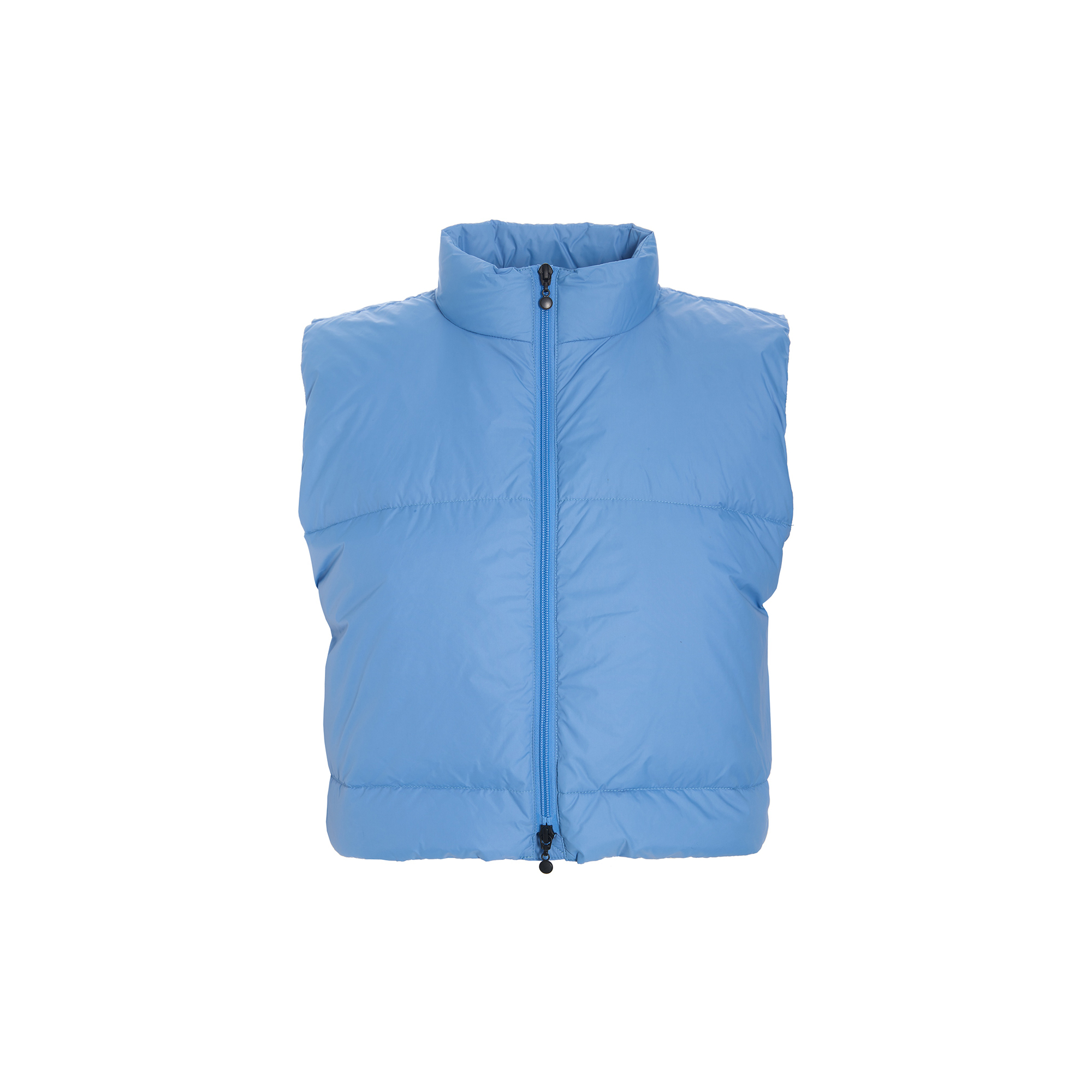 BITTE KAI RAND - Feather down kort vest, lake blue - Str. L