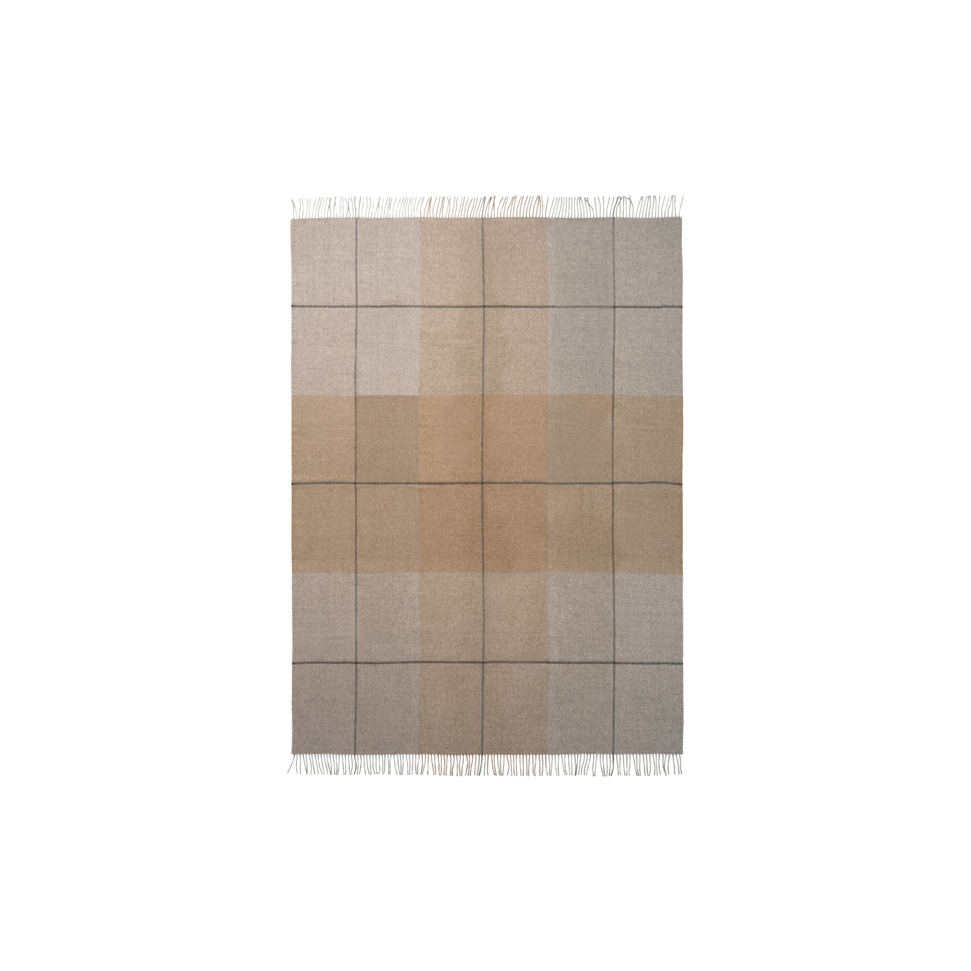 ELVANG - Blocks plaid, camel