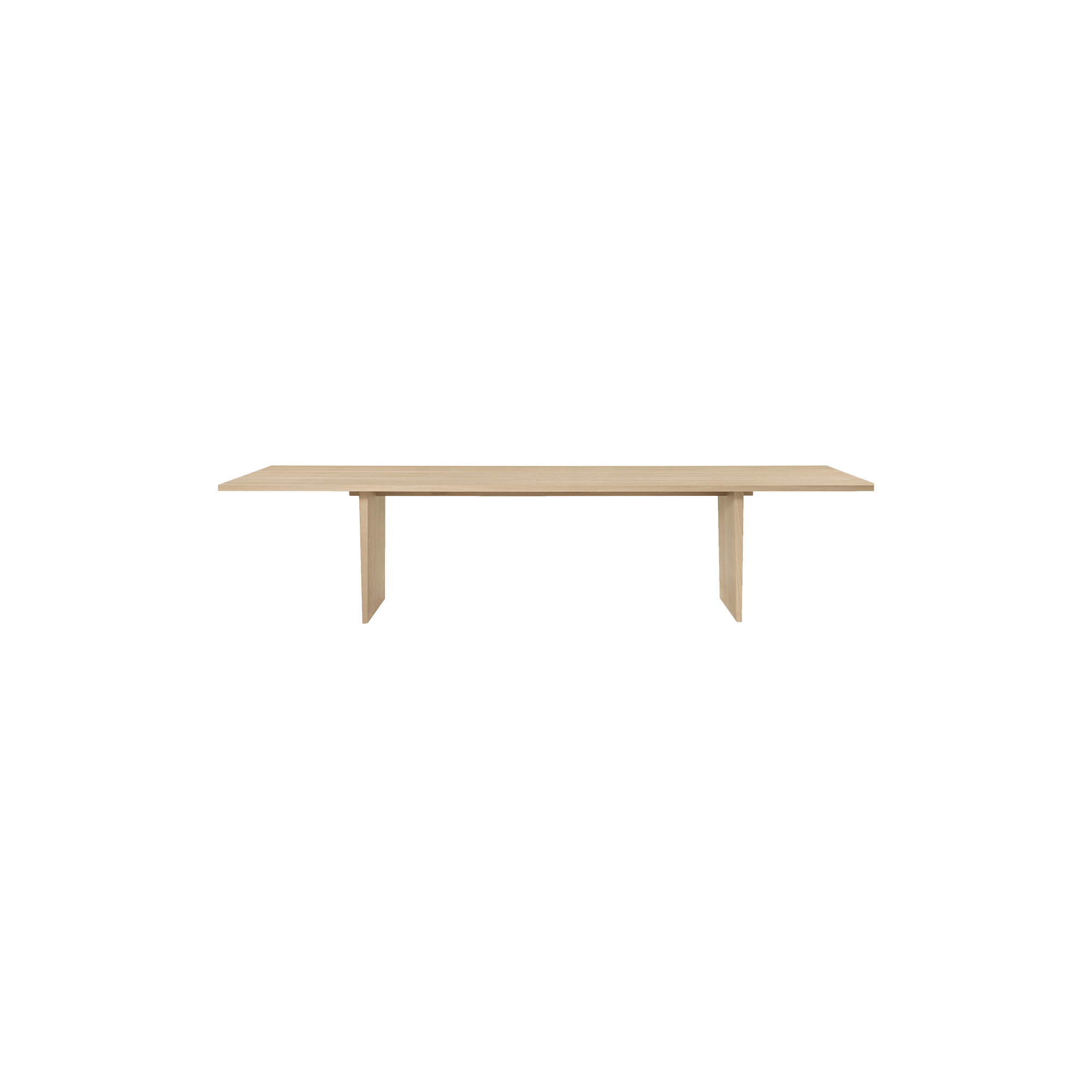 GUBI - Private Dining Table, light stained oak - 320 cm