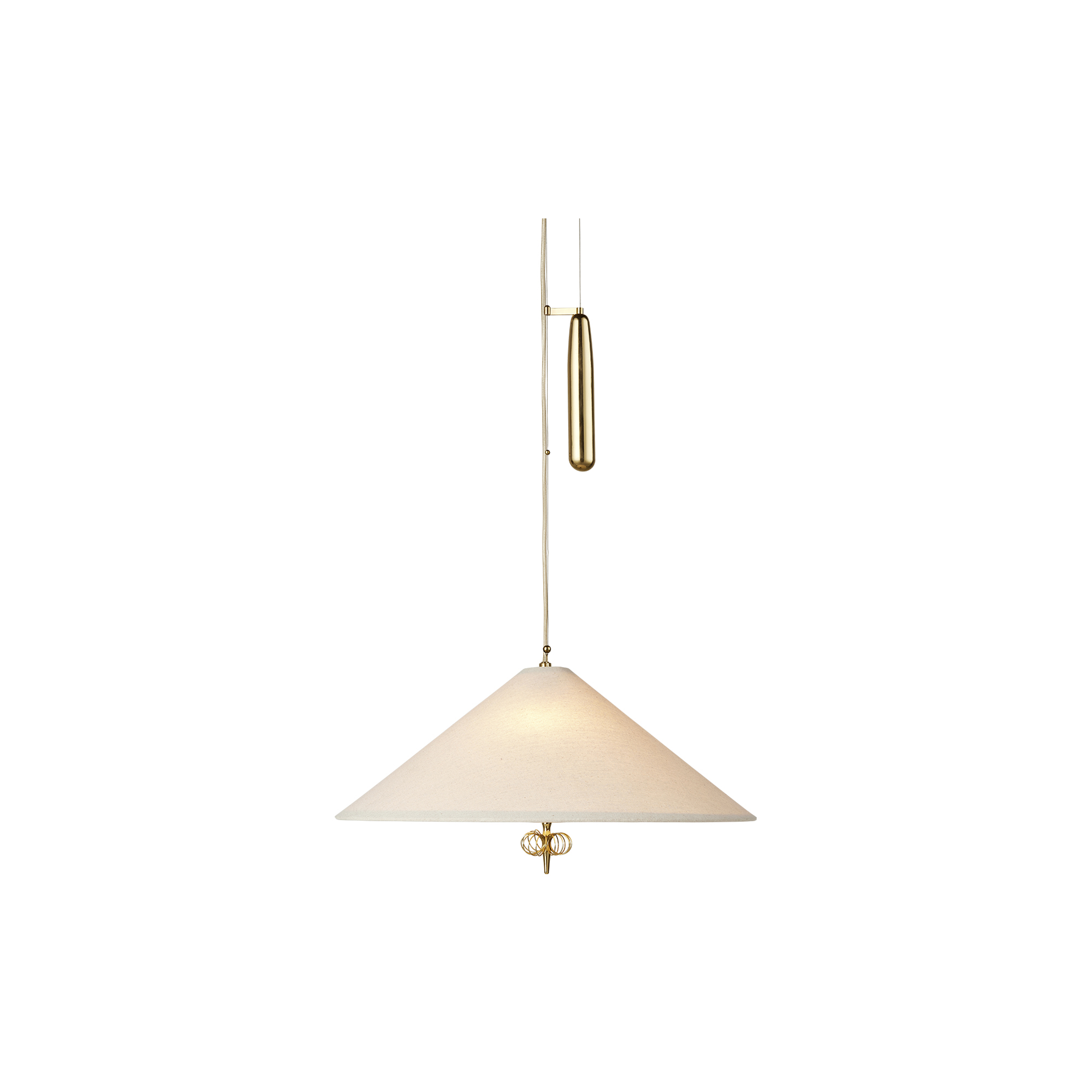 GUBI - A1967 Pendant, brass/canvas