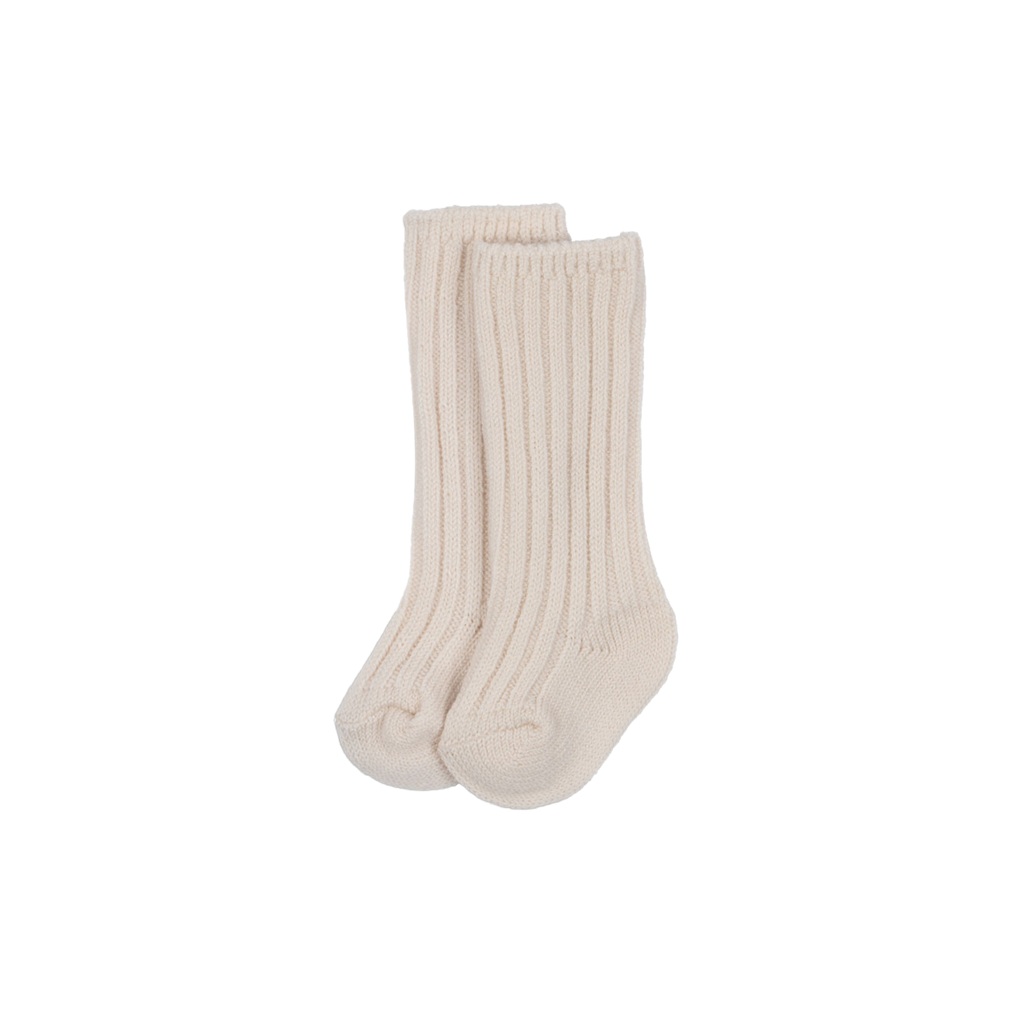 Konges Sløjd - Lana Heavy Knitted Socks, off white melange, Fanga Fontana - 19-21
