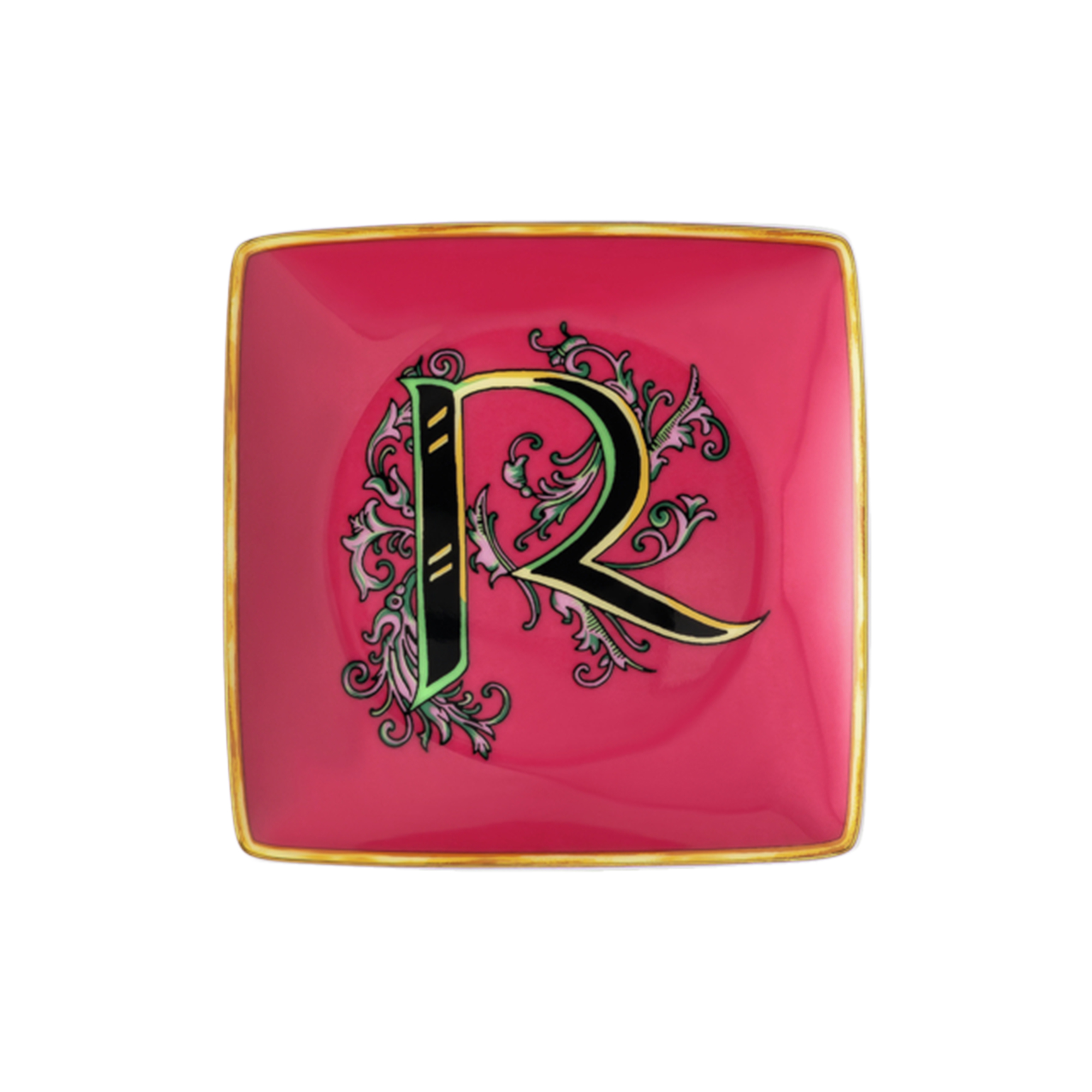 Rosenthal x Versace - Versace Alphabet Dish R, Alphabet Collection