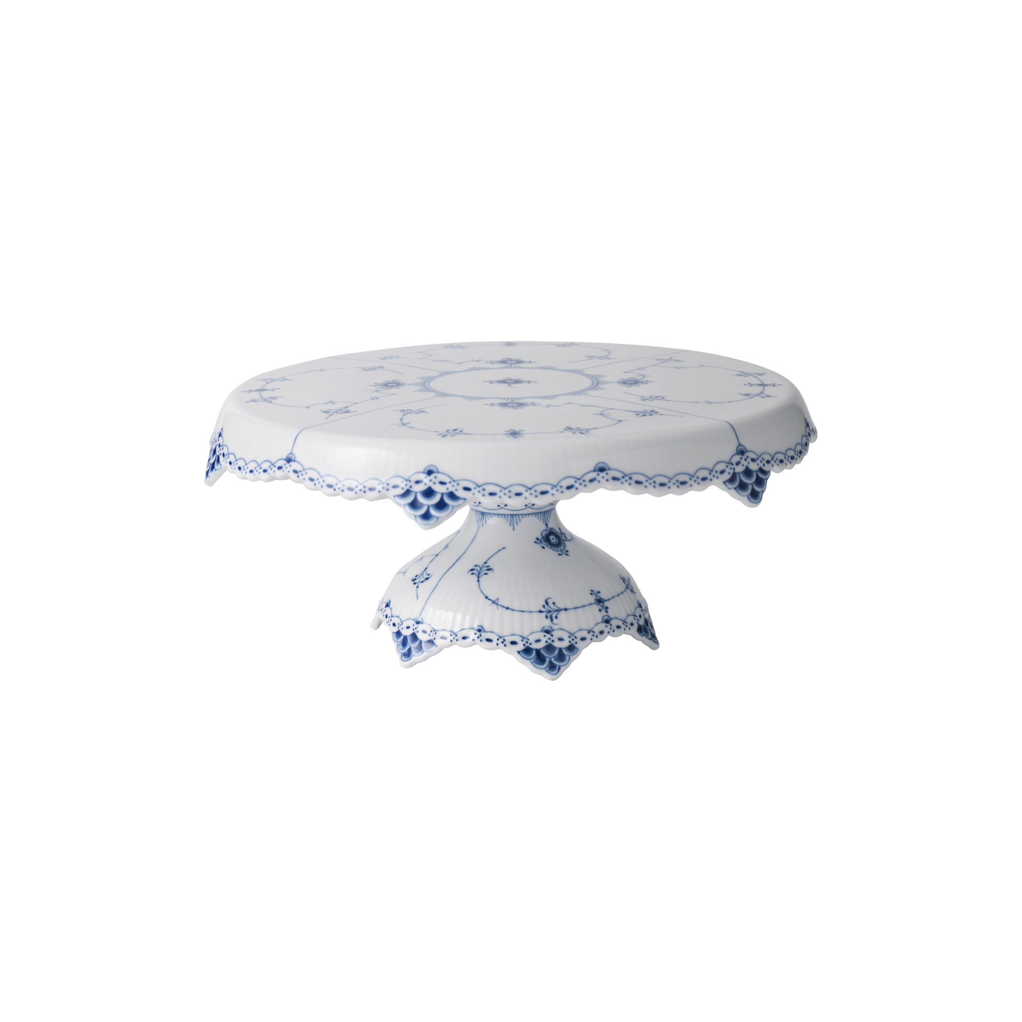 Royal Copenhagen - Musselmalet Halvblonde kageopsats