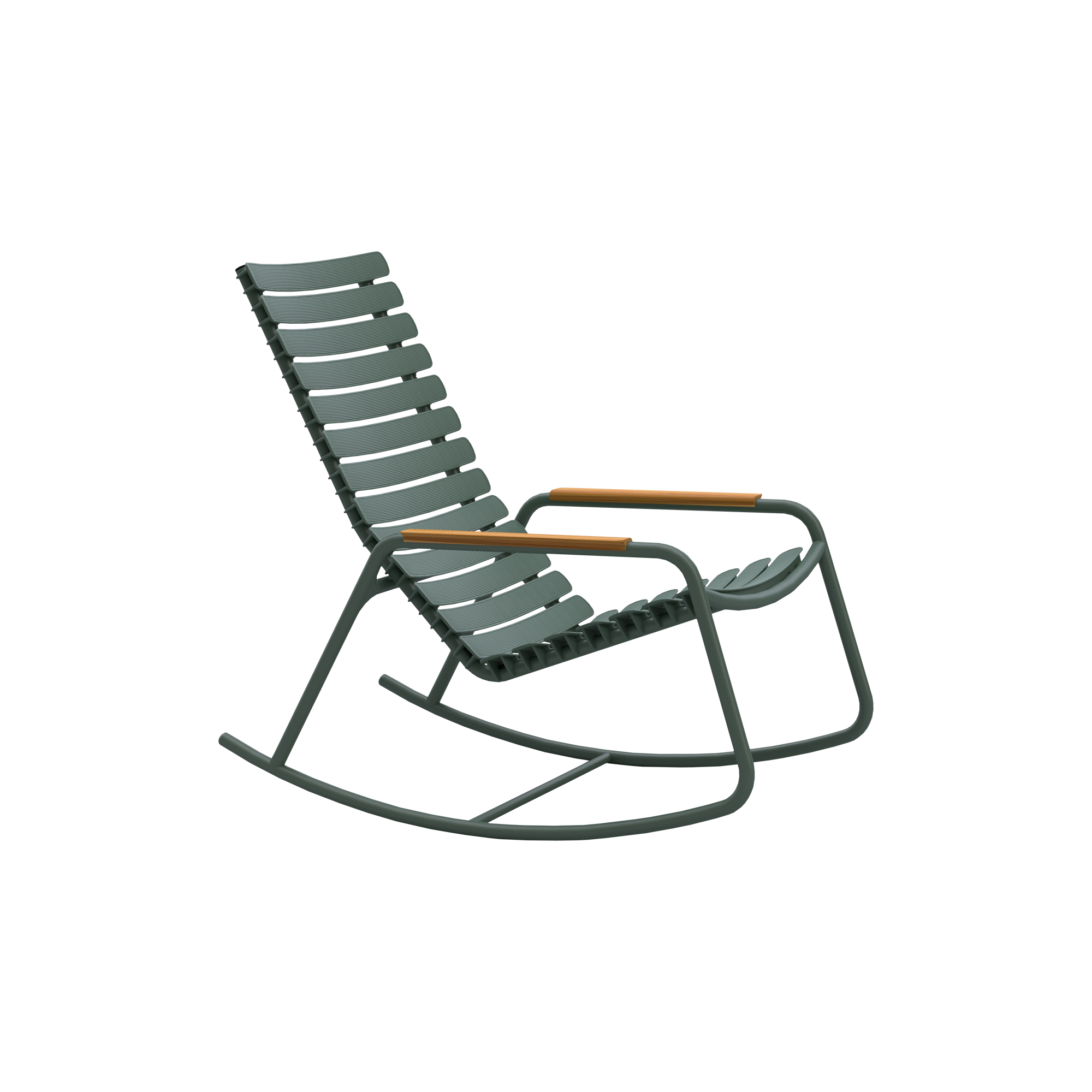 HOUE - ReCLIPS bambus gyngestol, olive green