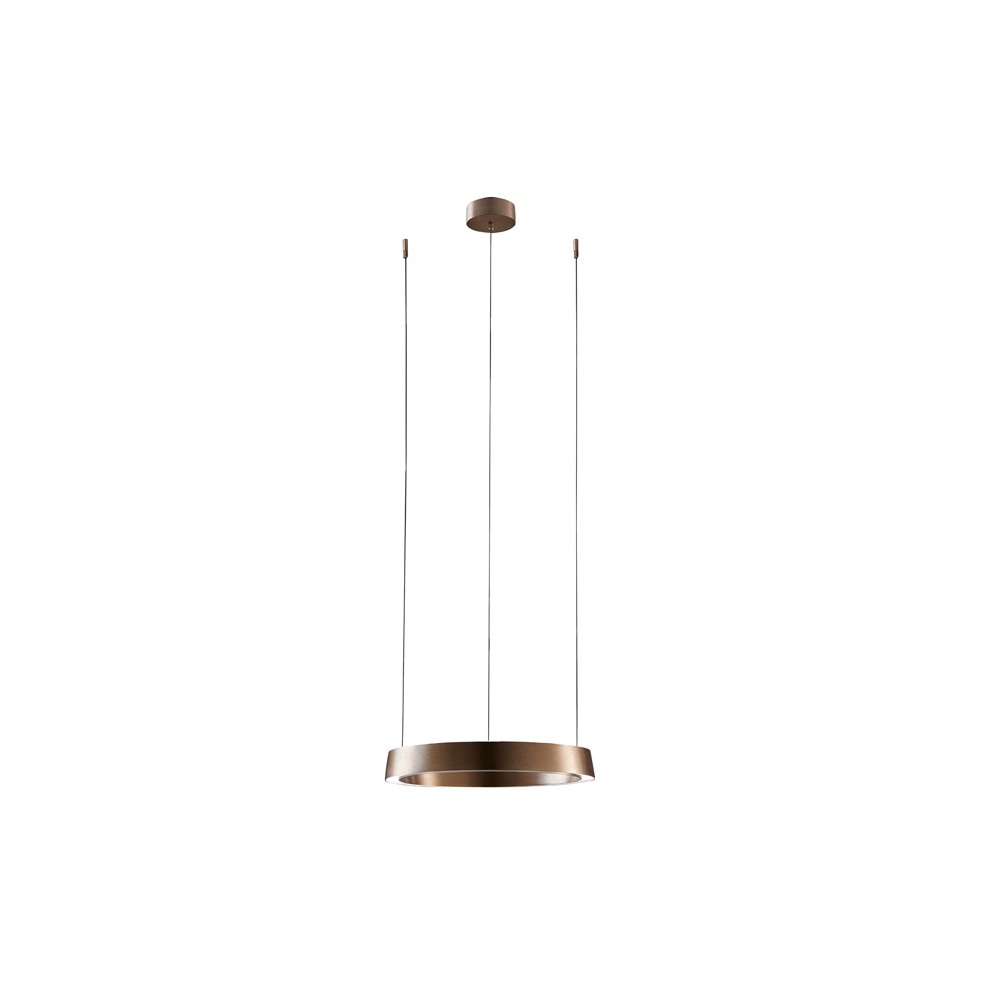 LIGHT-POINT - EDGE ROUND pendel, rose gold