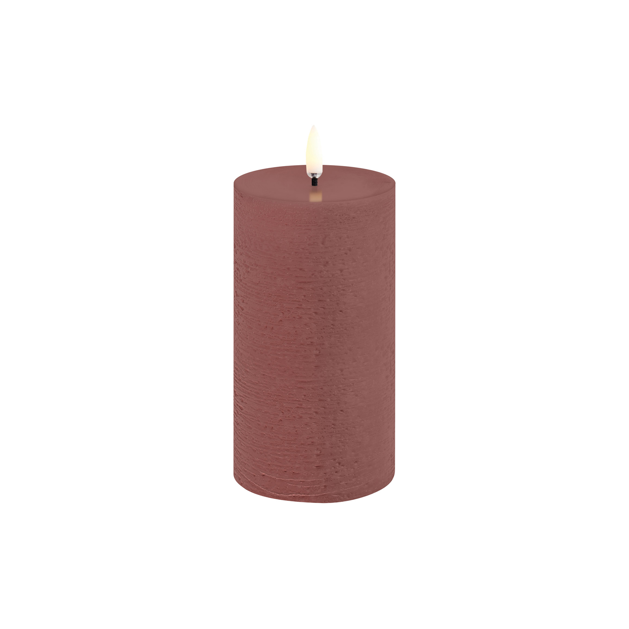 Uyuni Lighting - LED Pillar Candle 15 cm, terracotta - H15 cm