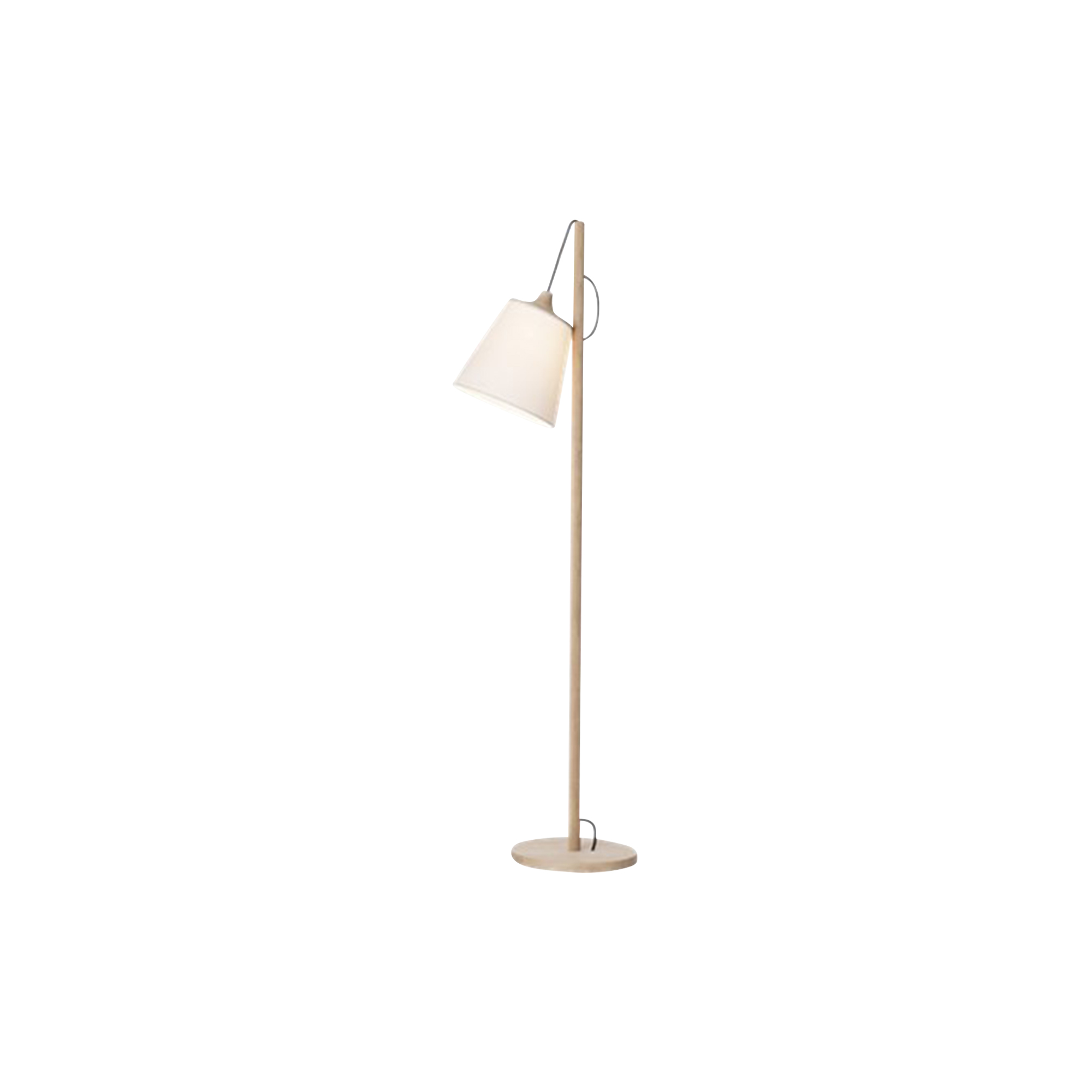 Muuto - Pull Floor Lamp, oak/white