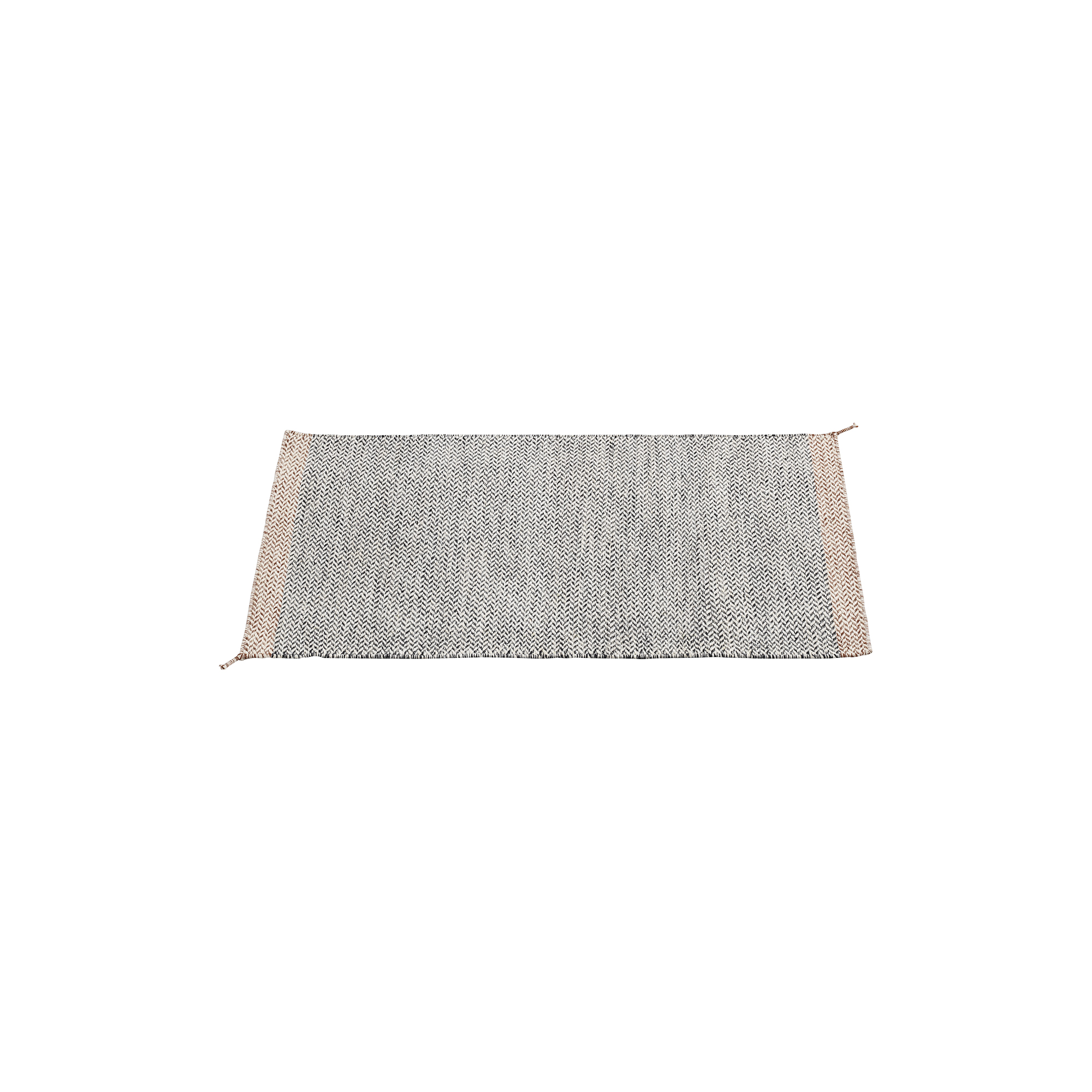 Muuto - Ply Rug, black/white - 85x140 cm