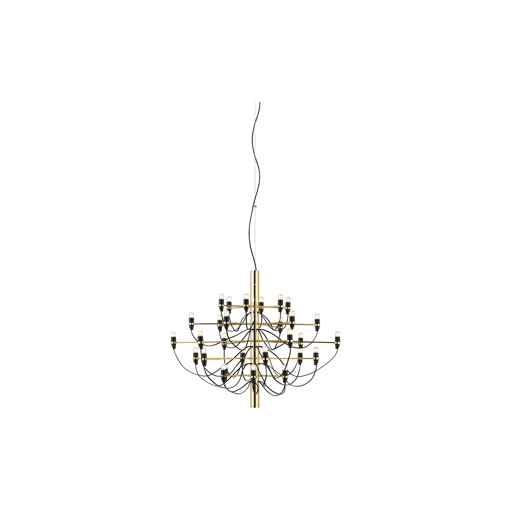 Flos - 2097/ 30 lysekrone, messing - 72 x dia.: 88 cm.