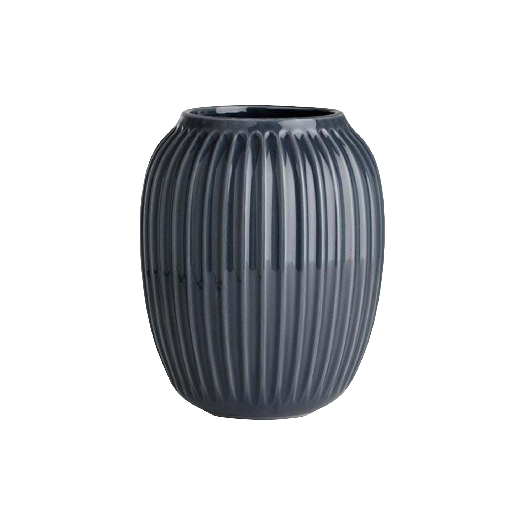 Kähler - Hammershøi vase, antracitgrå - H10.5 cm