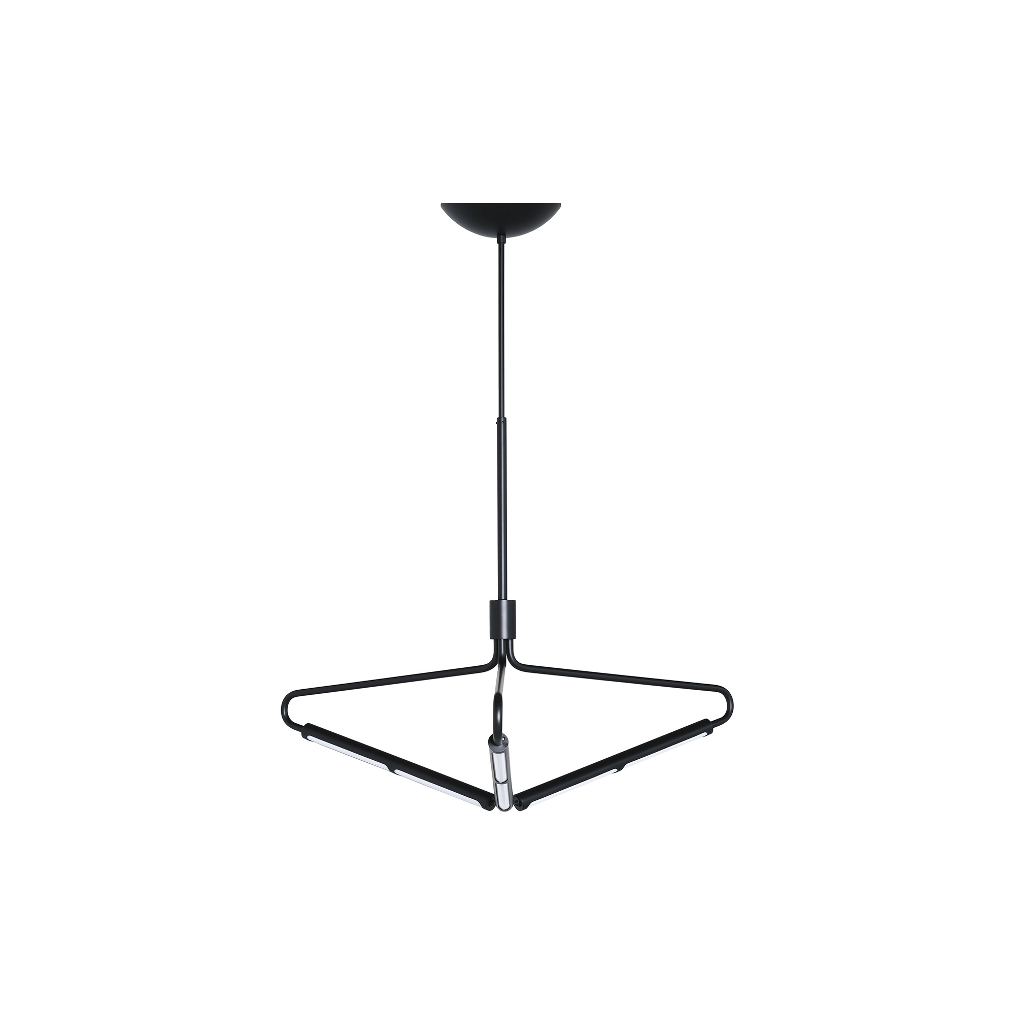 Rubn - Archangel 3 415 Wide Chandelier, black