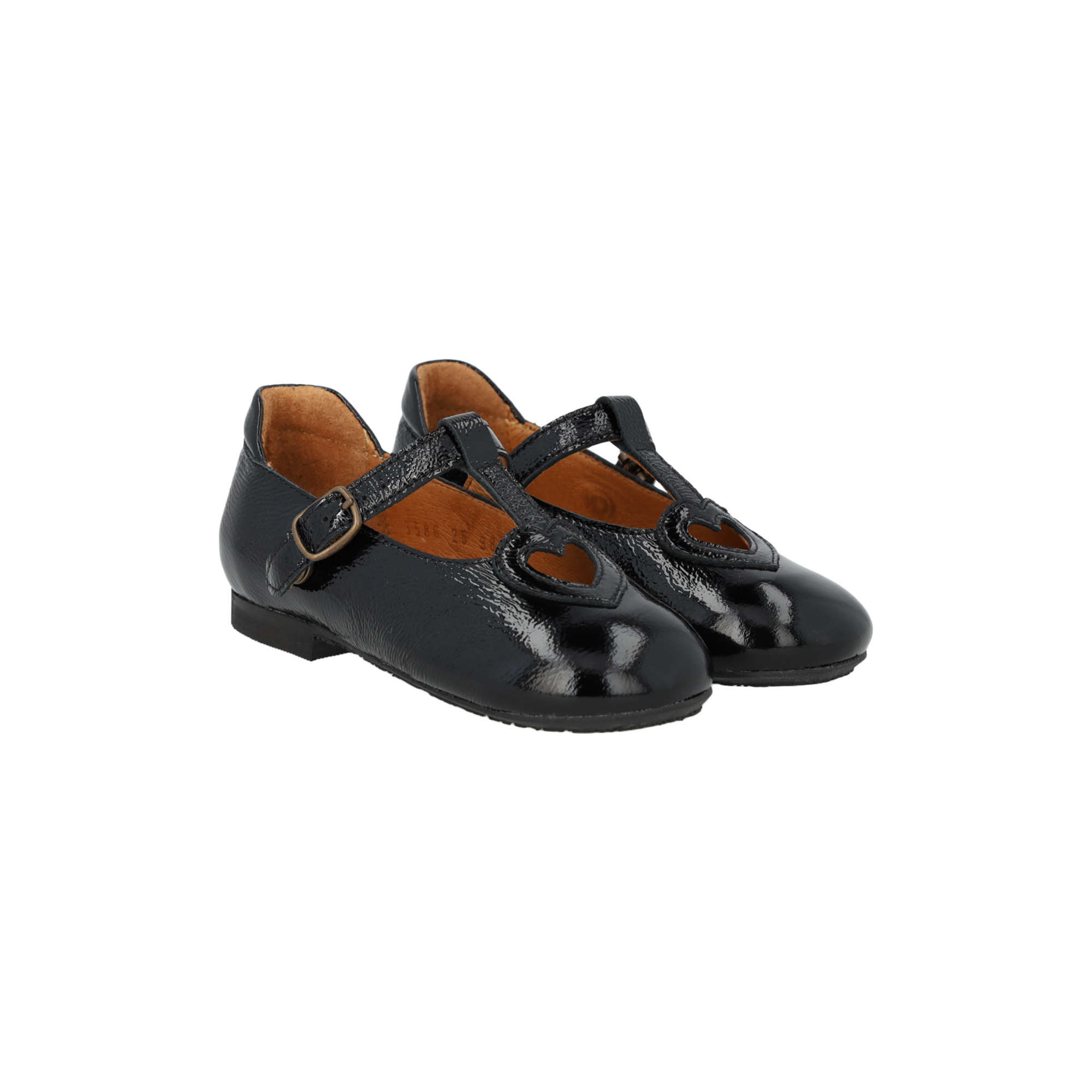 ANGULUS - T-bar ballerina, black - 26