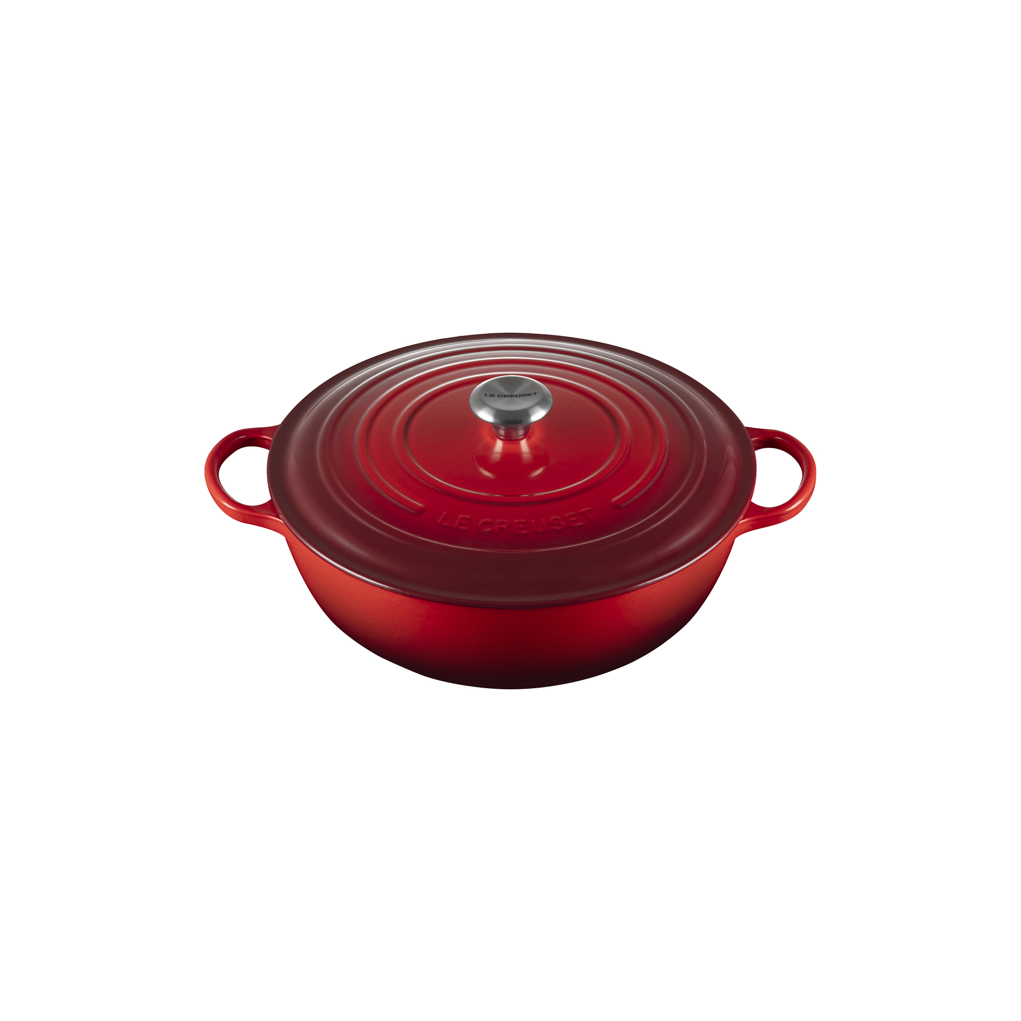Le Creuset - Signature støbejern stegegryde Ø 32 cm, cerise - Ø32 cm
