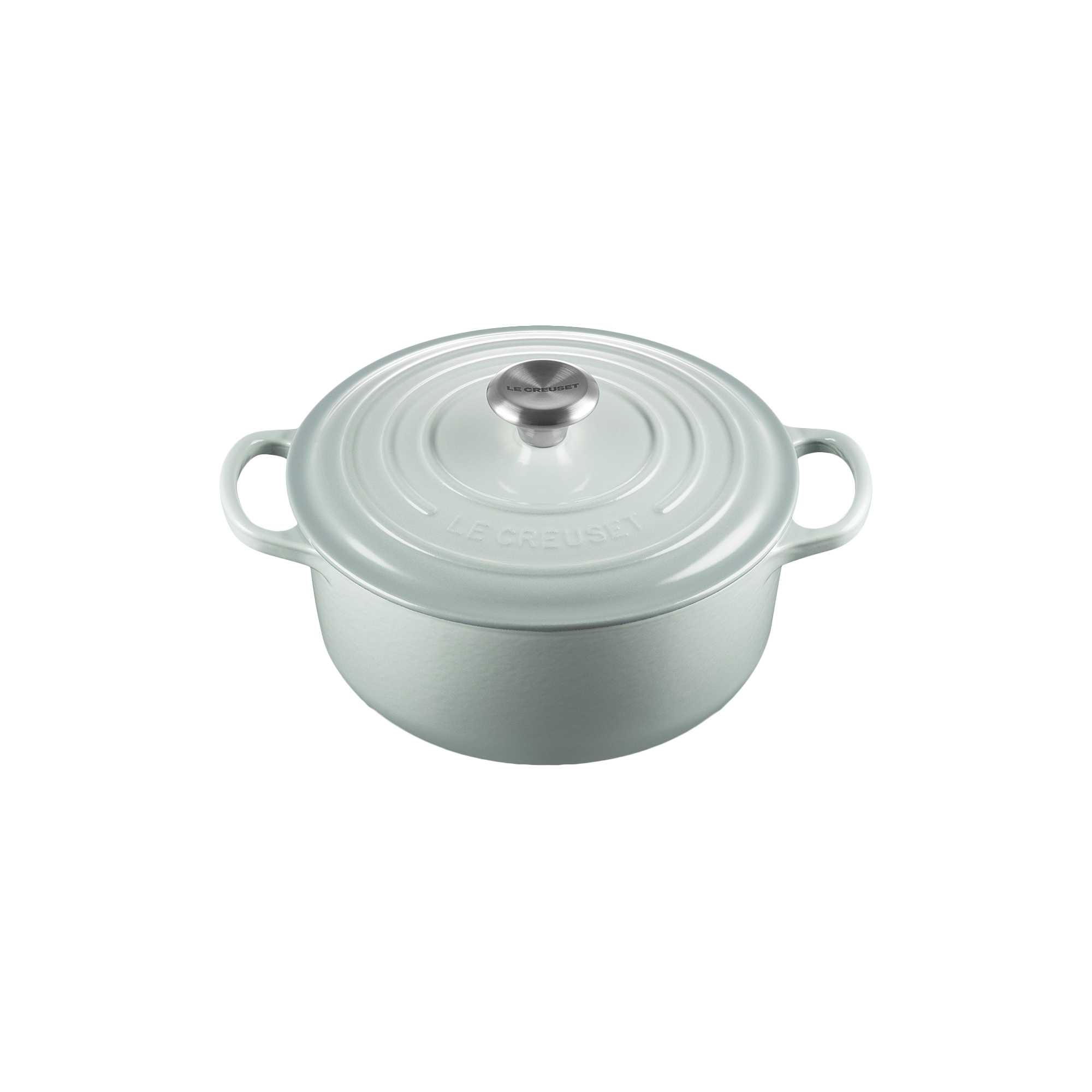 Le Creuset - Signature rund støbejernsgryde Ø 20 cm, sea salt - Ø20 cm