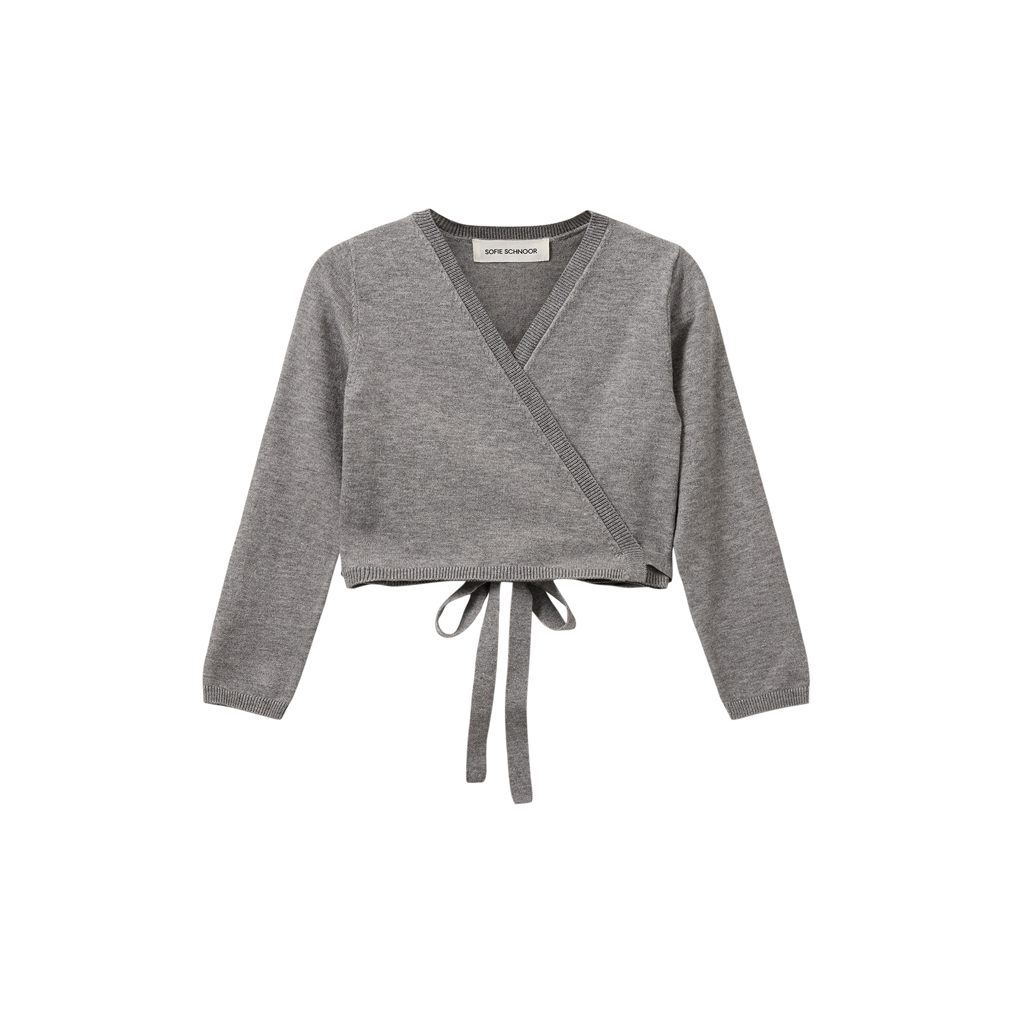 Sofie Schnoor - GracySK Cardigan, light grey melange - Str. 98
