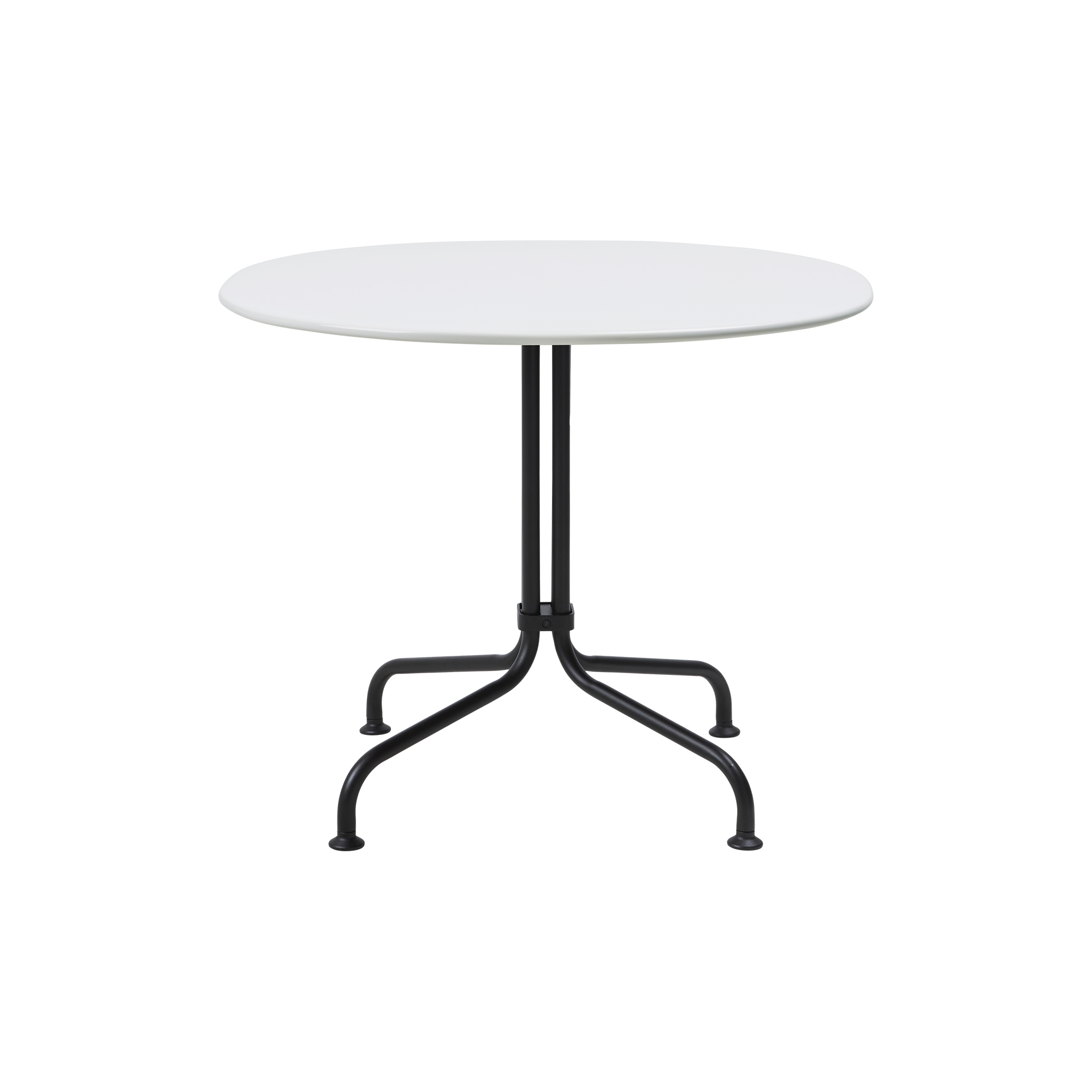 GUBI - Carmel Bistro Outdoor Lounge Table, matt clam white