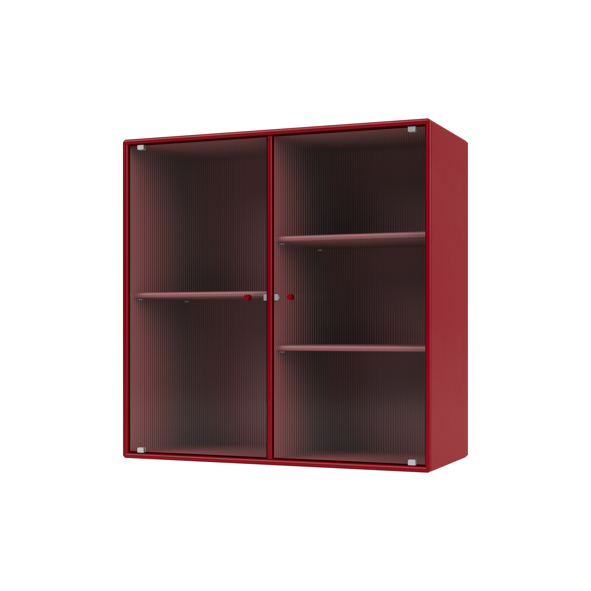Montana Furniture - RIPPLE II vitrineskab, 165 beetroot