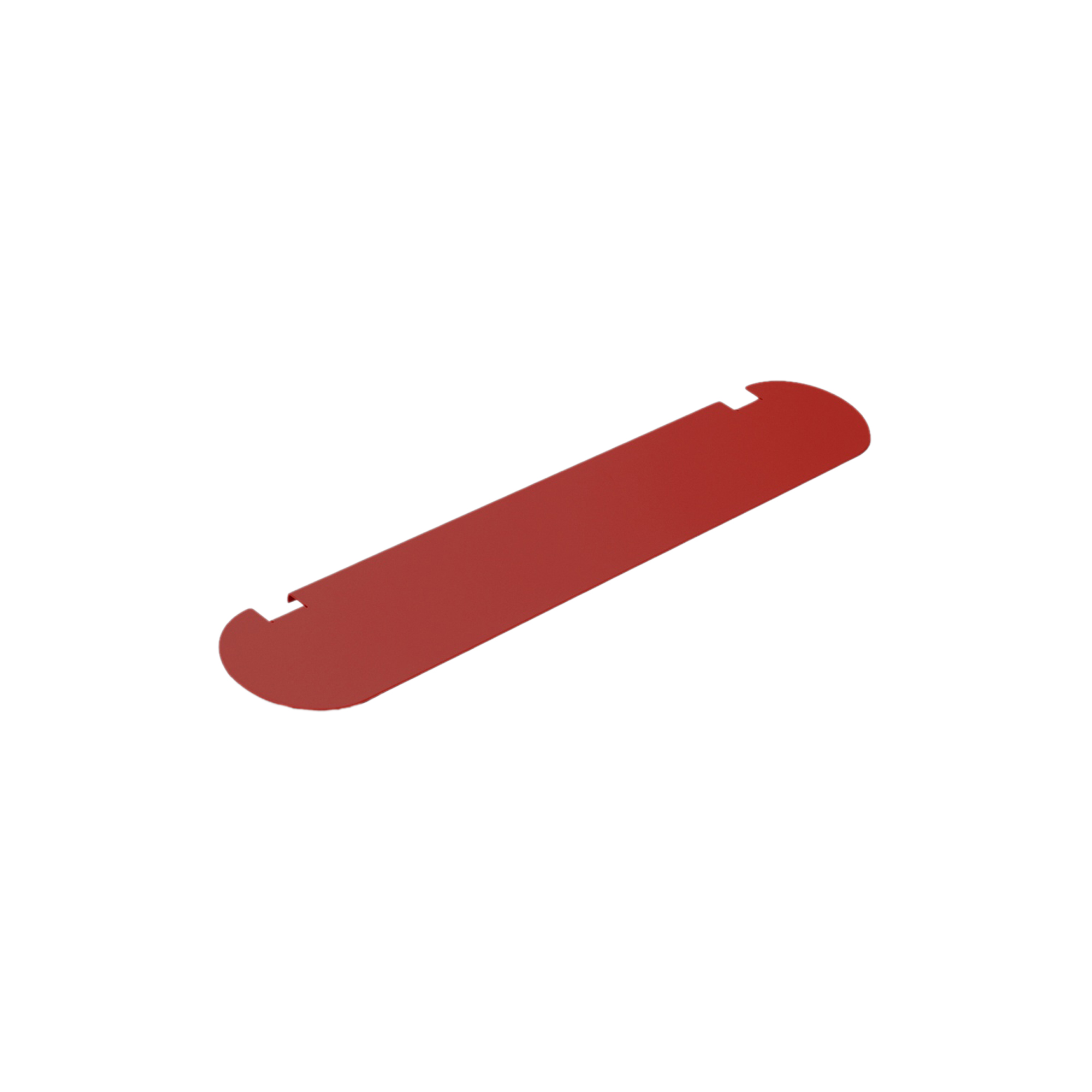 Pedestal - Pipe Shelf, burnin' red