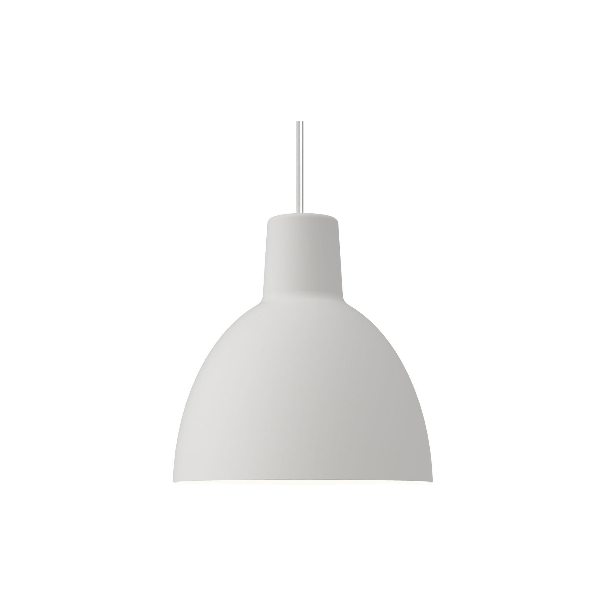 Louis Poulsen - Toldbod 400 pendel, hvid - H: 40,6 x Ø 40 cm.