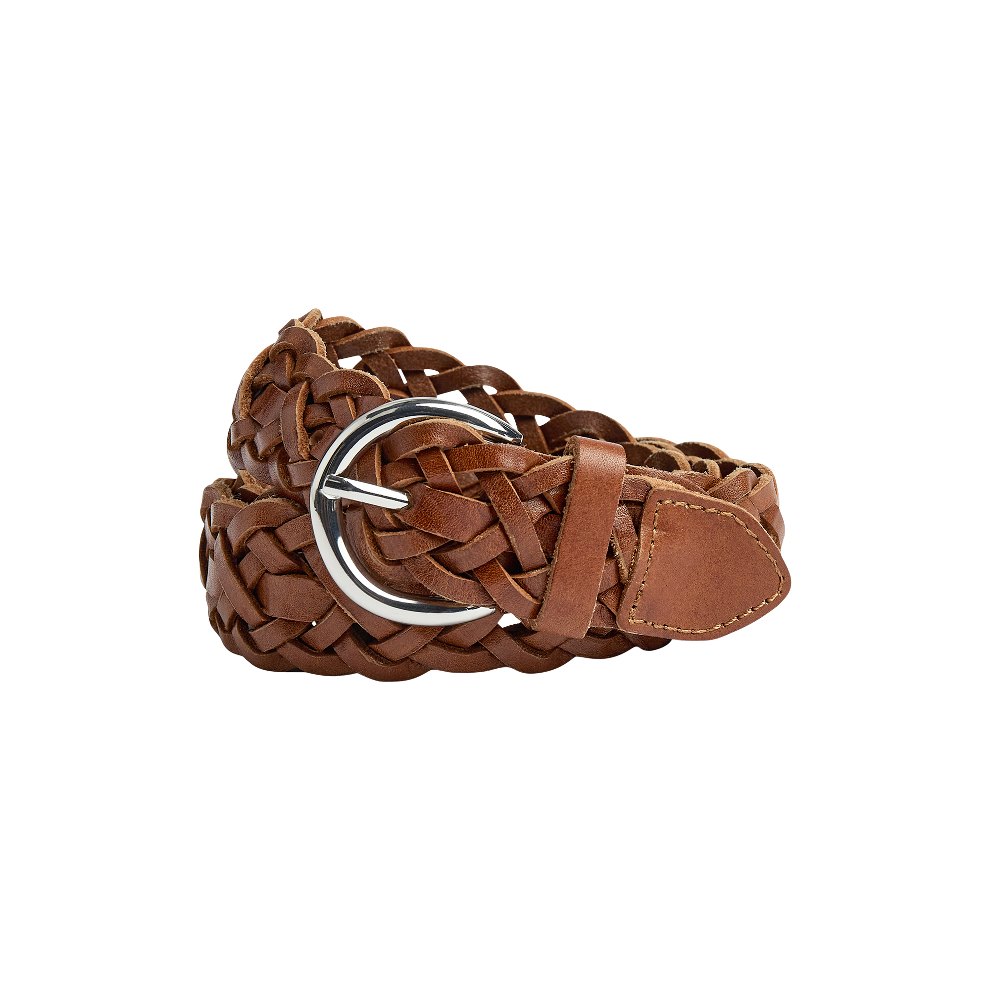 Markberg - HarlynMBG Braided Belt, cognac - 95