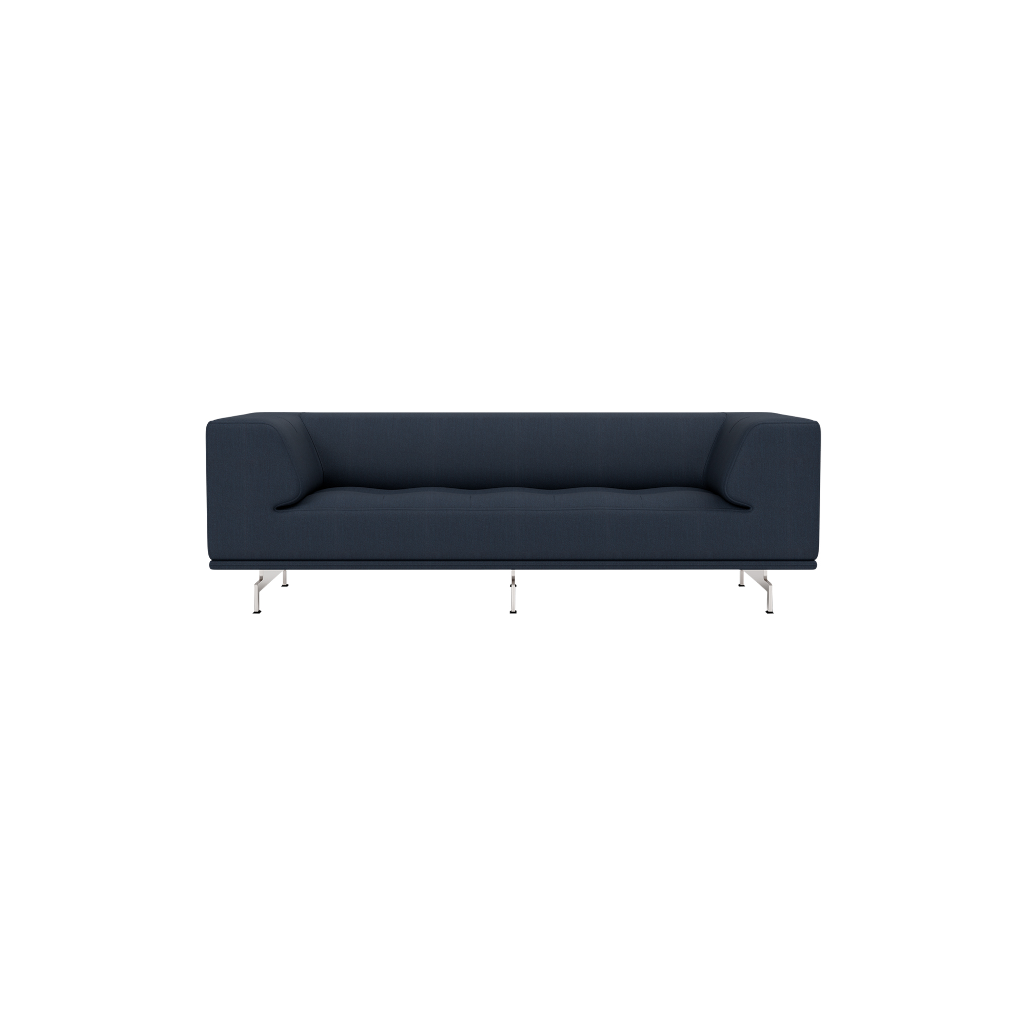 Fredericia Furniture - 4510 Delphi sofa, Steelcut Trio 796/aluminium - H: 66 x L: 205 x D: 85 cm.