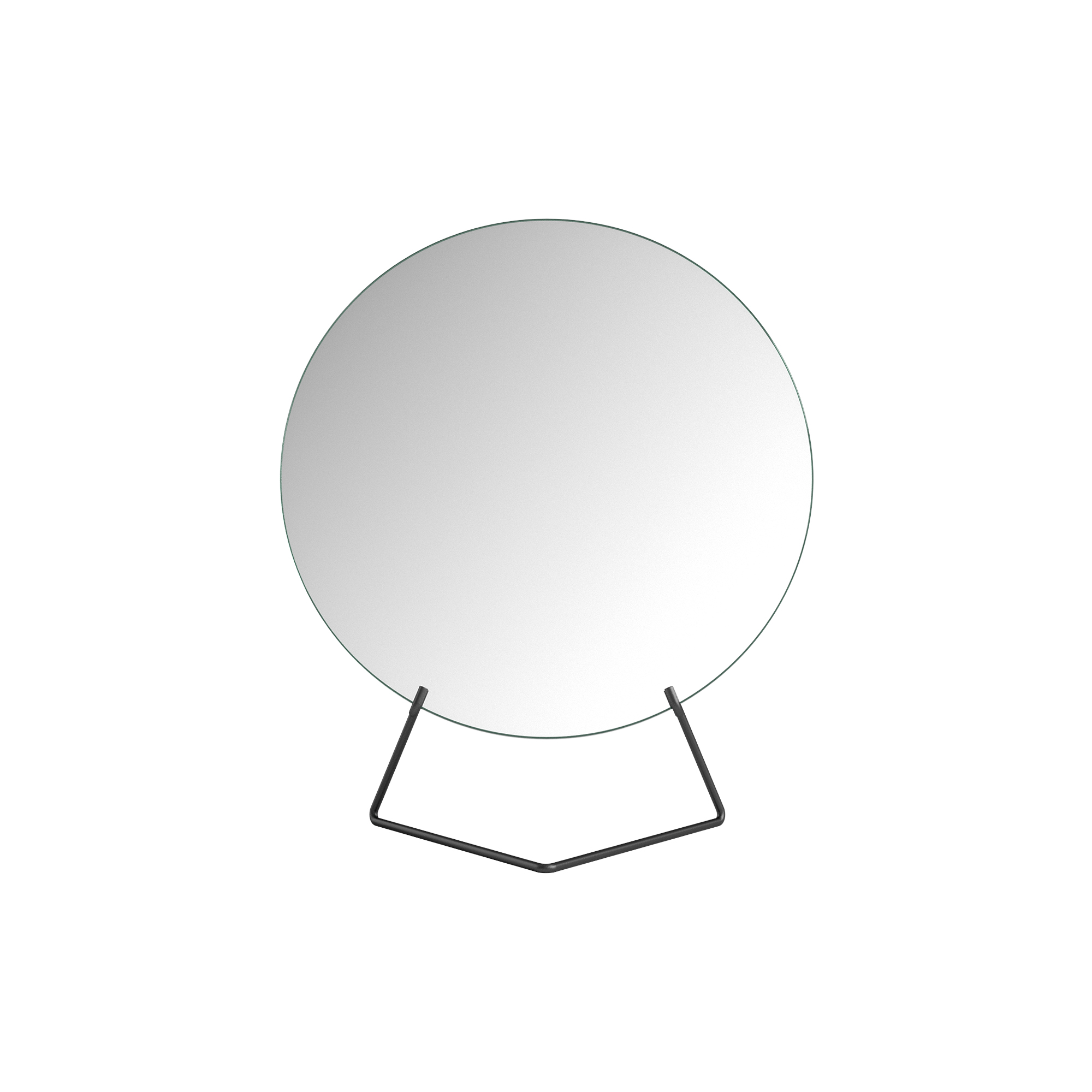 MOEBE - Standing Mirror, black - Ø20