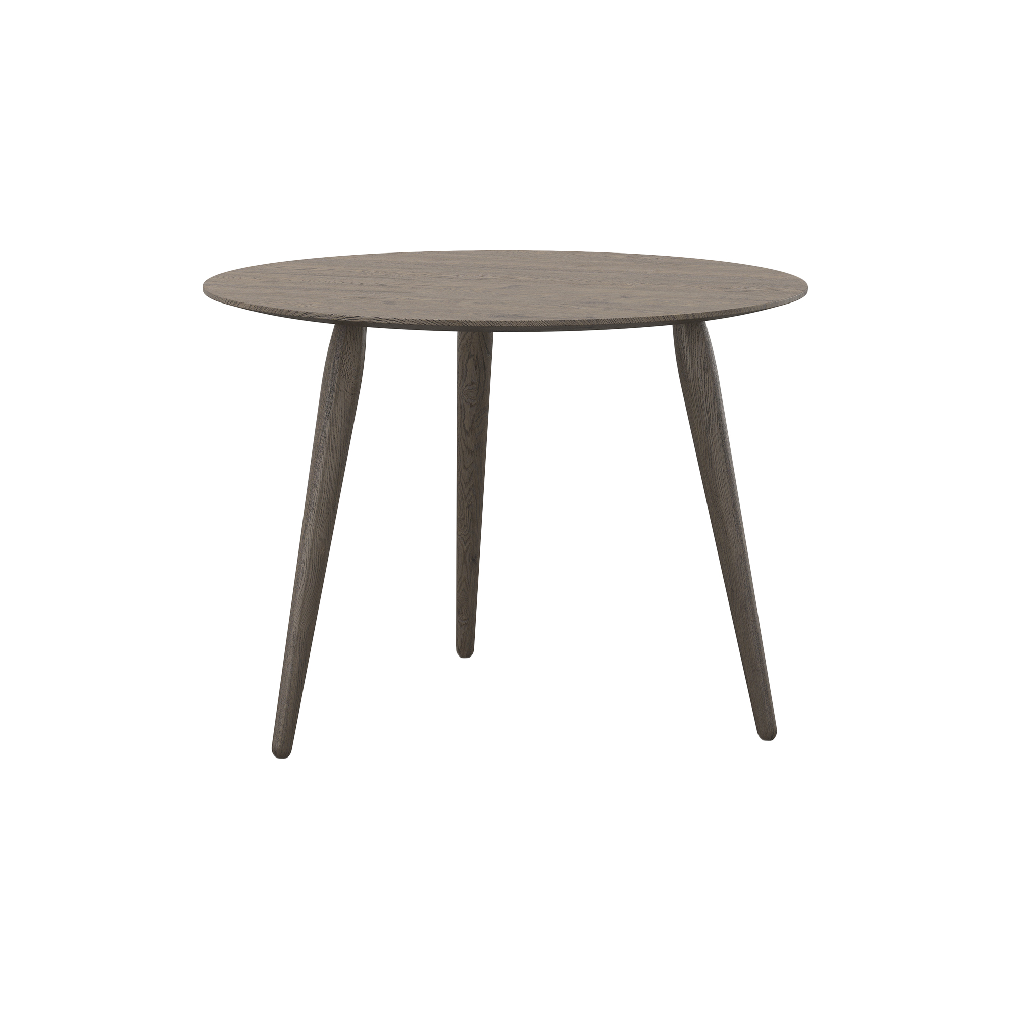 Bruunmunch Furniture - PLAYround Ø60 sofabord, røget eg - H38 cm